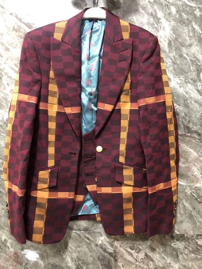 Vivienne Westwood Vivienne Westwood Checkered Blazer Jacket - dmc Size US M / EU 48-50 / 2 - 1 Thumbnail