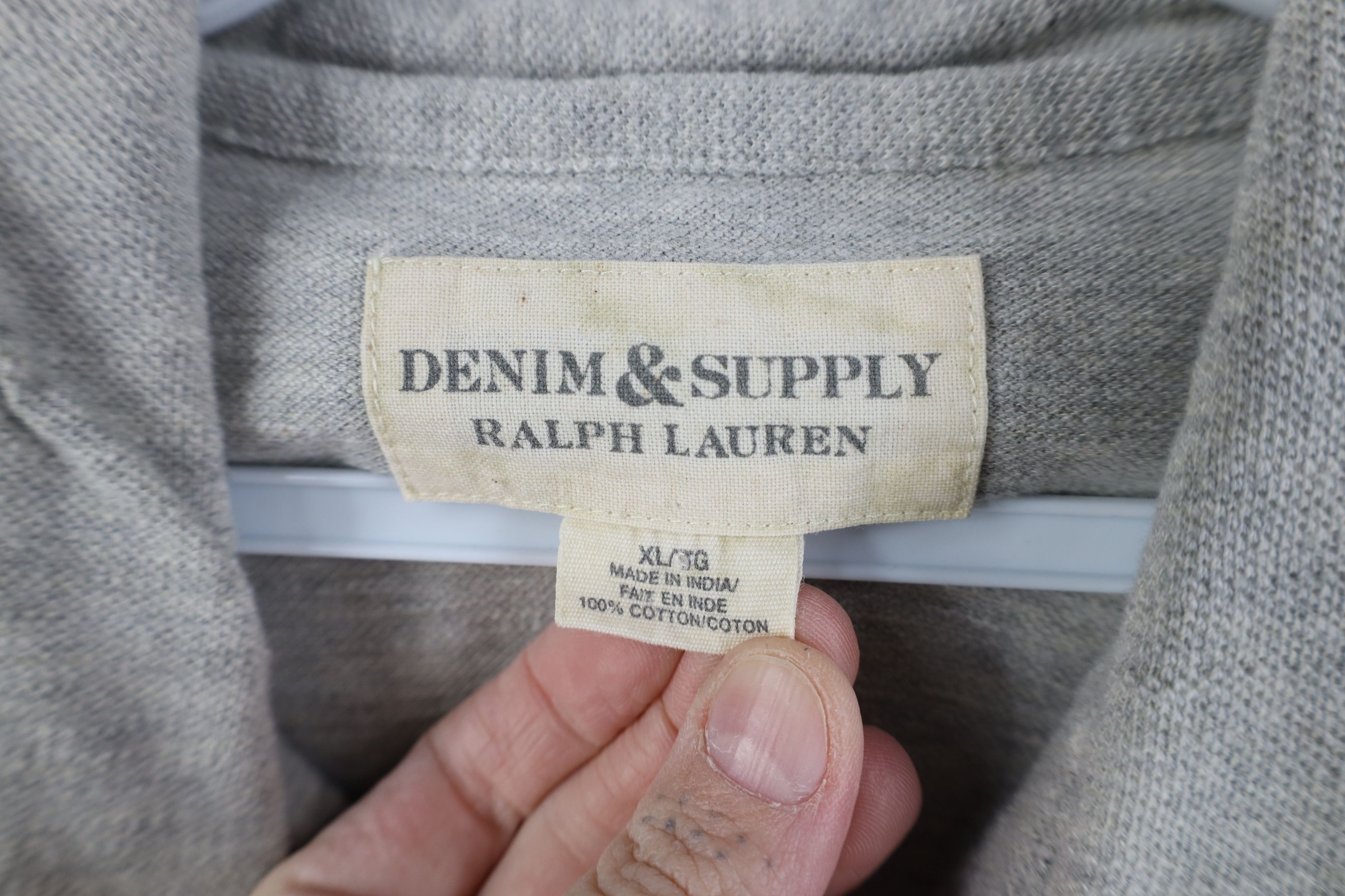 Ralph Lauren Vintage Ralph Lauren Denim Supply Eagle Stamp Polo Shirt Size US XL / EU 56 / 4 - 8 Thumbnail