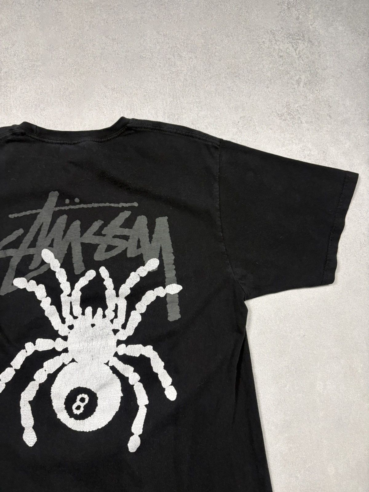 Stussy Stussy 8 Ball Spider T Shirt Black Graphic Vintage Tee M Y2K Size US M / EU 48-50 / 2 - 3 Thumbnail