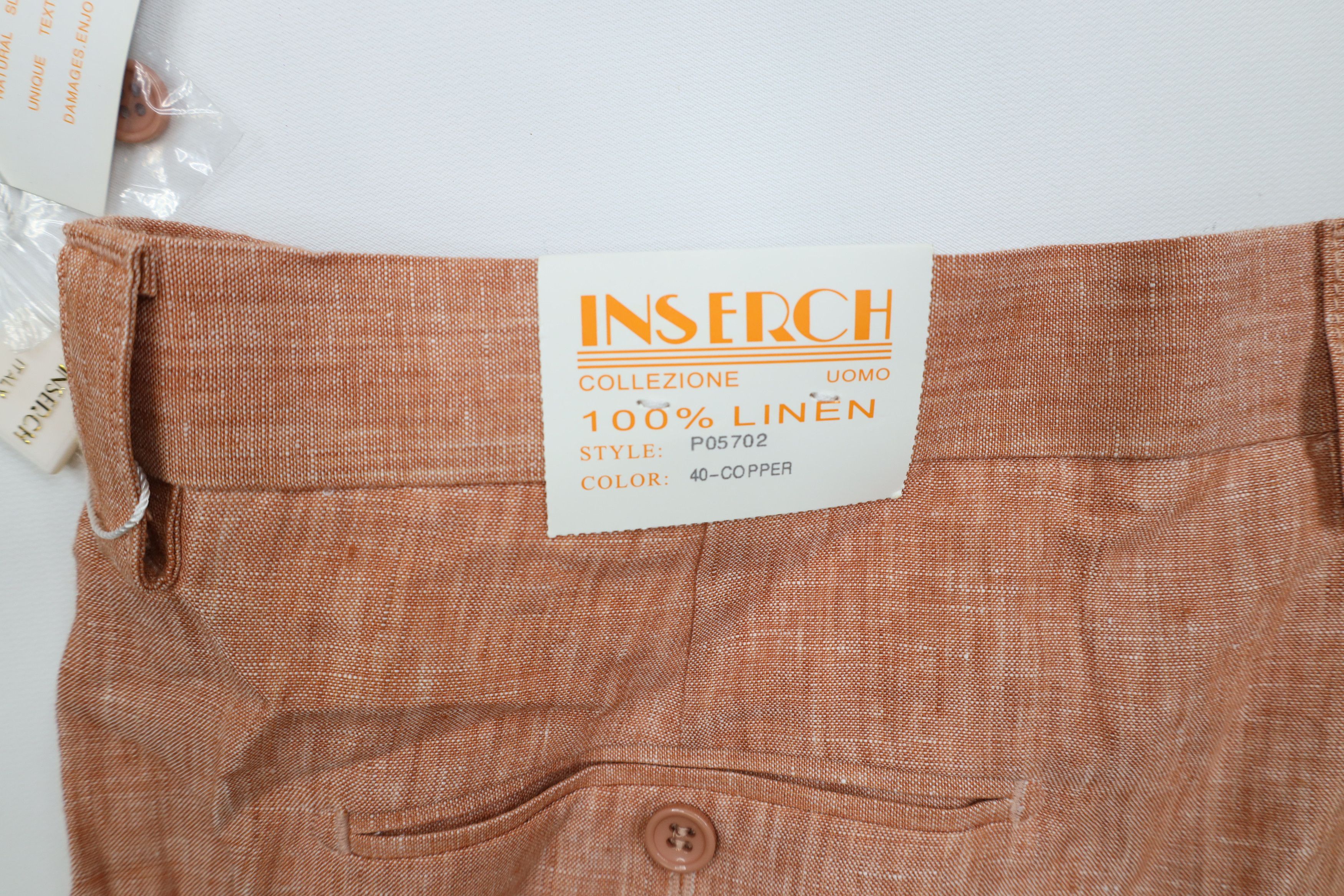 Vintage Deadstock Vintage 90s Y2K Chino Pants Heather Copper Size US 42 / EU 58 - 14 Thumbnail
