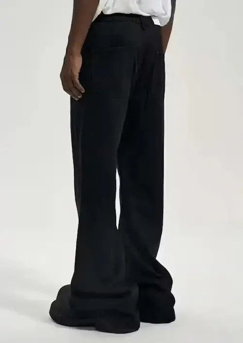 High Sport × Japanese Brand × Jean Street black thick flared jeans Size US 30 / EU 46 - 2 Thumbnail