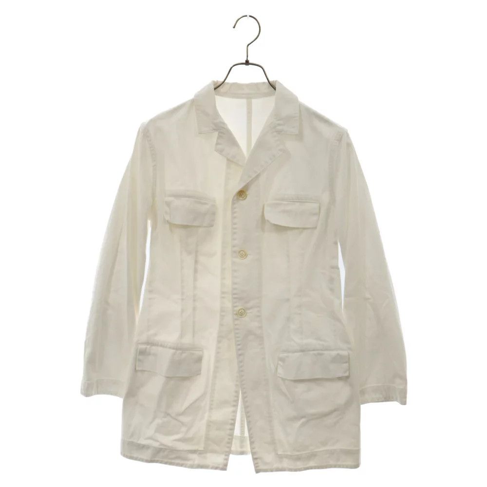 Yohji Yamamoto Yohji Yamamoto Open Collar 3B Work Jacket Size US XXL / EU 58 / 5 - 1 Thumbnail