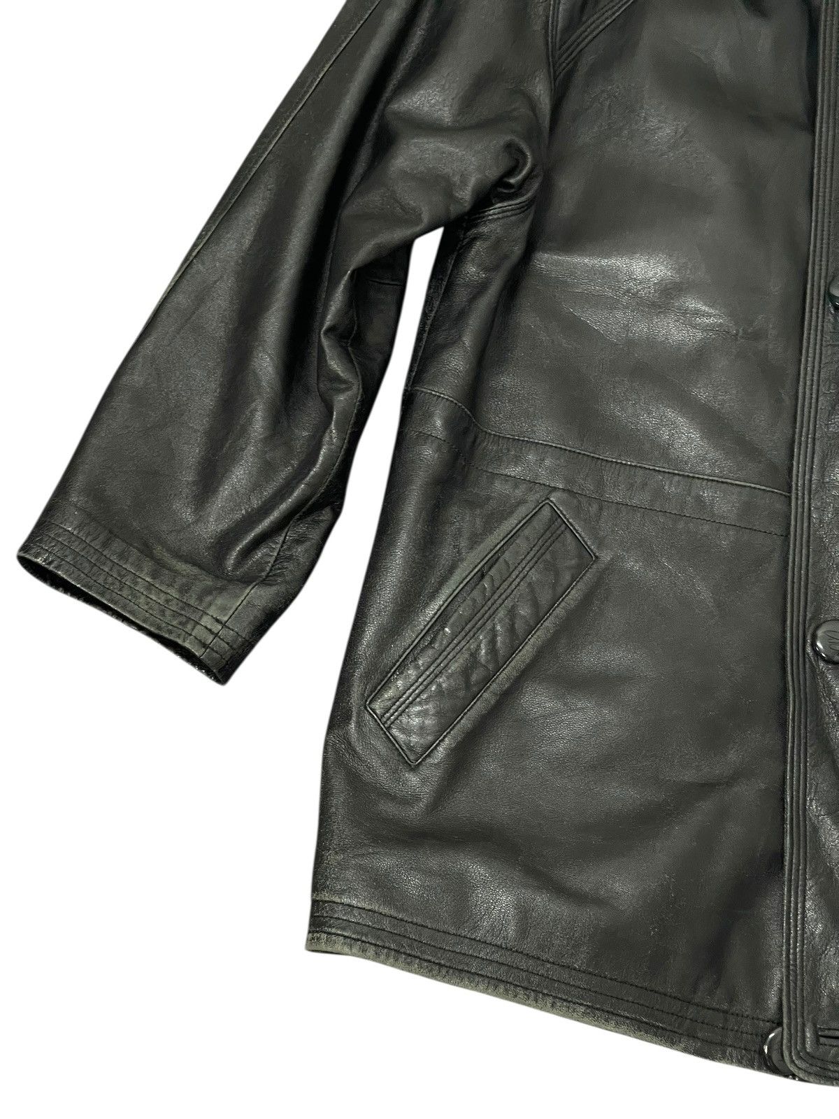 Pierre Balmain Leather Jacket Vtg 90s Pierre Balmain 7🟩2 Size US M / EU 48-50 / 2 - 3 Thumbnail