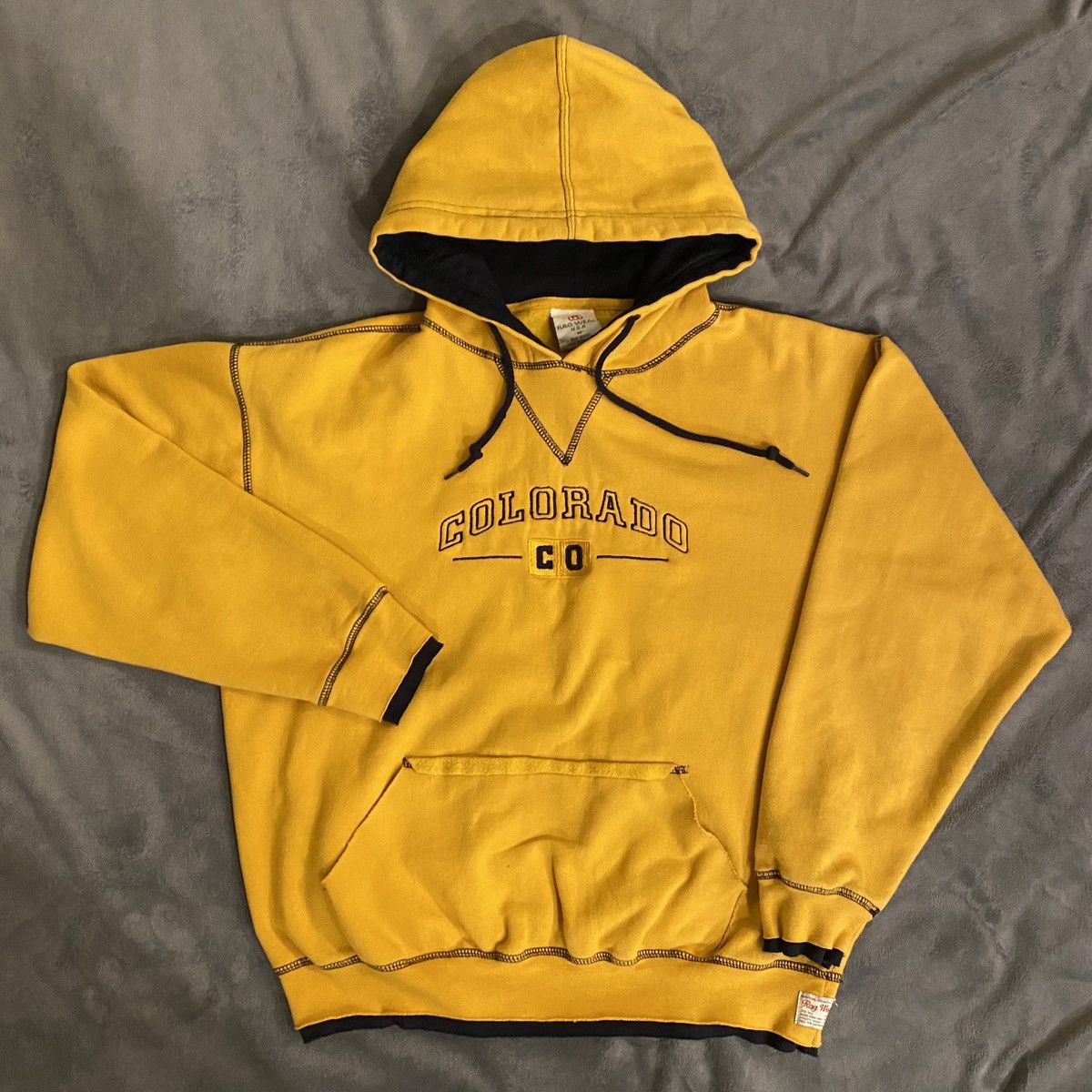 Other Rag Wear Yellow And Blue reversed stitching medium hoodie Size US M / EU 48-50 / 2 - 1 Thumbnail