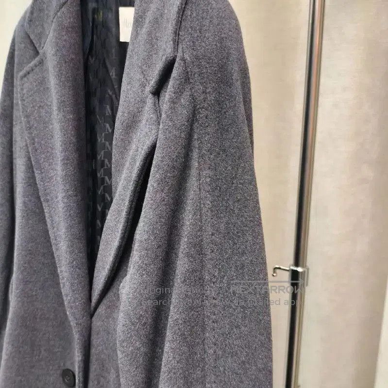 Max Mara MaxMara Gray Wool Ladies' Coat . Size XL / US 12-14 / IT 48-50 - 1 Thumbnail