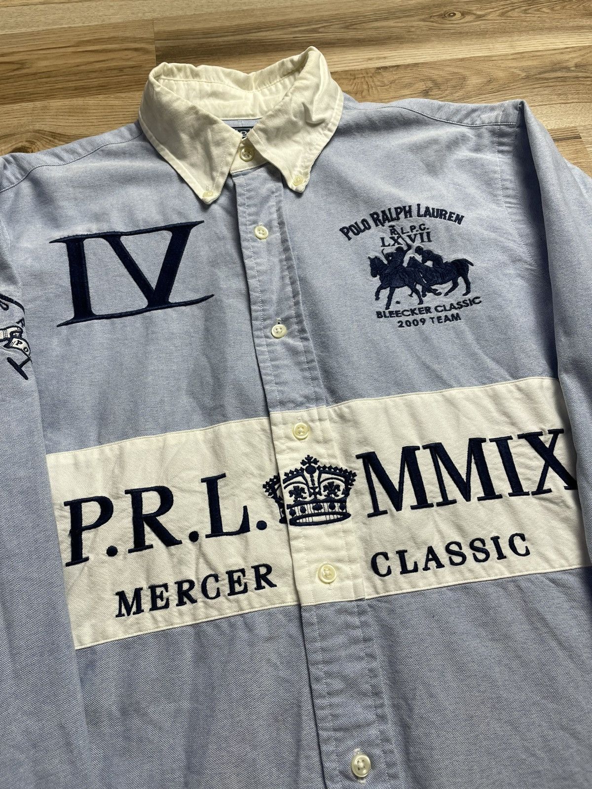 Polo Ralph Lauren × Vintage Polo Ralph Lauren Rugby Mercer Shirt Size US M / EU 48-50 / 2 - 2 Thumbnail