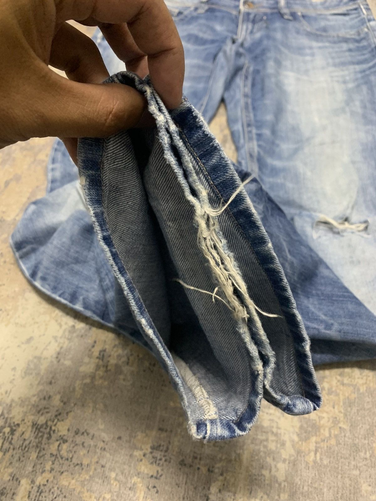Diesel Vintage Flared Diesel Distressed Jeans Size US 30 / EU 46 - 5 Thumbnail