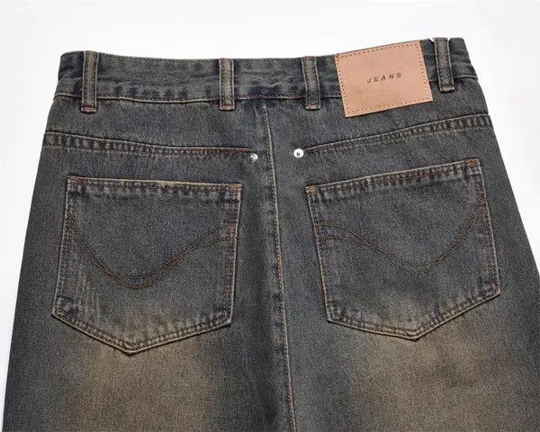 VIBE American retro men's washed distressed bootcut jeans Size US 32 / EU 48 - 4 Thumbnail