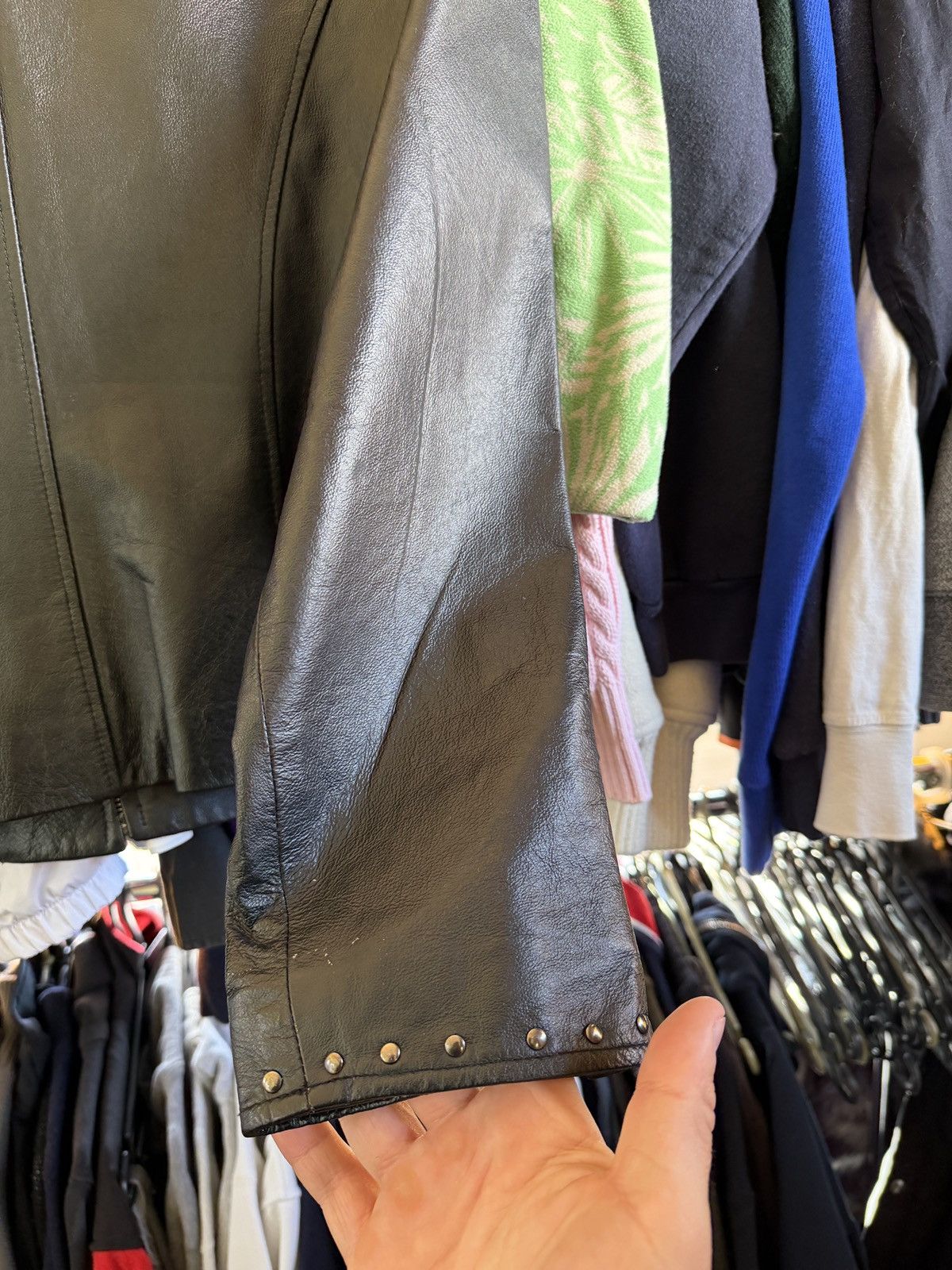 Japanese Brand Vintage Avan-Garden leather jacket Rick Owens style Size XL / US 12-14 / IT 48-50 - 6 Thumbnail