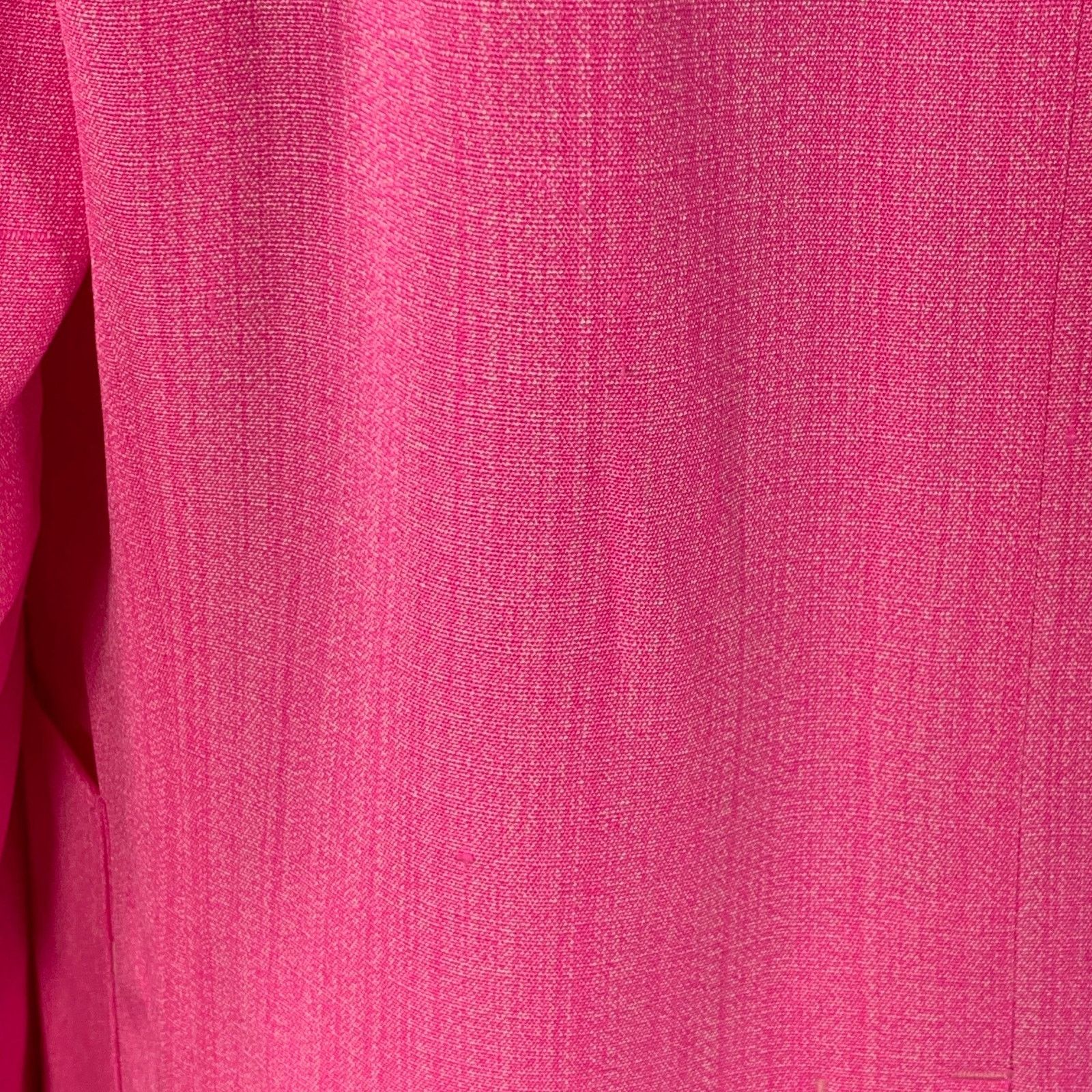 Jacquemus S Le Raphia Pink White Viscose Blend Notch Lapel Jacket Size S / US 4 / IT 40 - 5 Thumbnail
