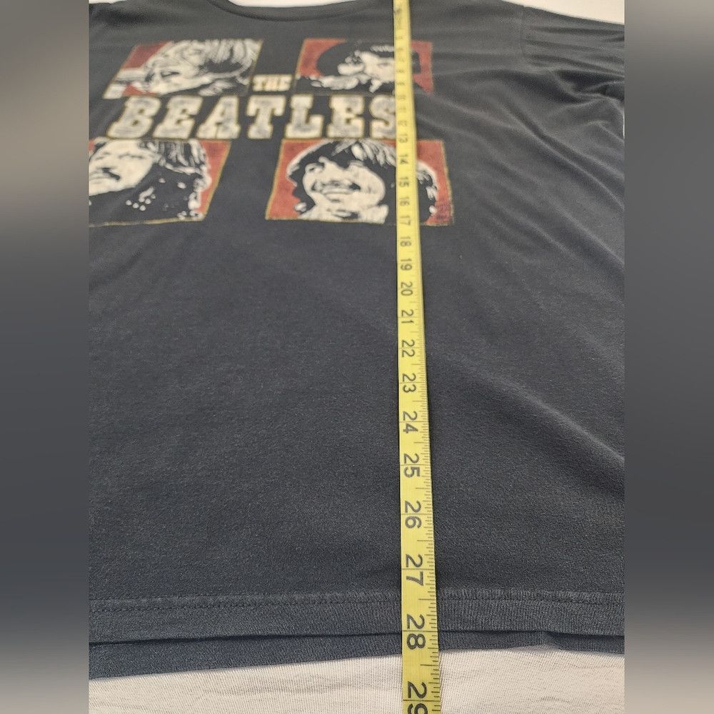 Vintage The Beatles Black Band Graphic Tee Shirt Regular Fit Size US XL / EU 56 / 4 - 6 Thumbnail