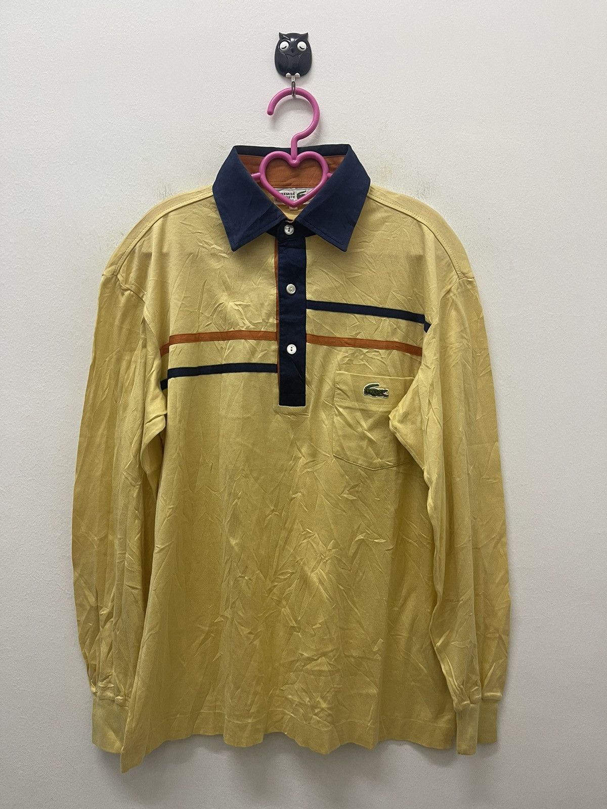 Lacoste Rare Vintage CHEMISE LACOSTE Long Sleeves Polo Size US M / EU 48-50 / 2 - 1 Thumbnail