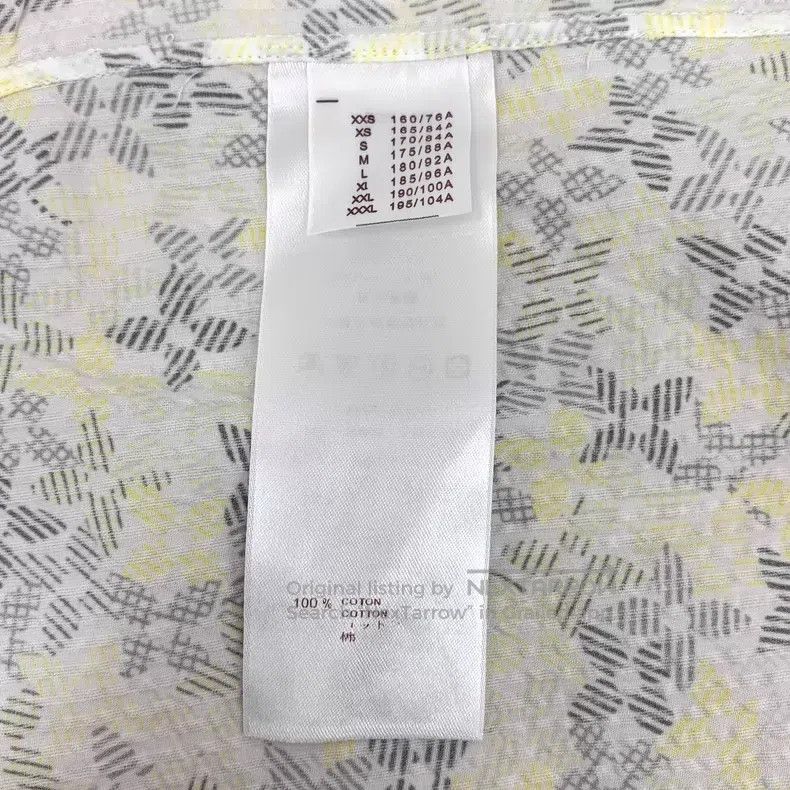 Louis Vuitton Louis Vuitton Yellow print cotton lapel single-breasted sh Size US L / EU 52-54 / 3 - 7 Thumbnail