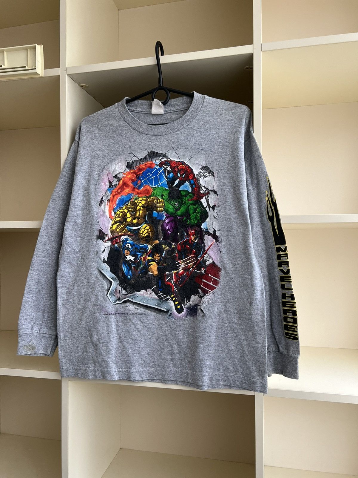 Marvel Comics Vintage 2002 Marvel Sweatshirt comics tee Size M Size US M / EU 48-50 / 2 - 2 Thumbnail