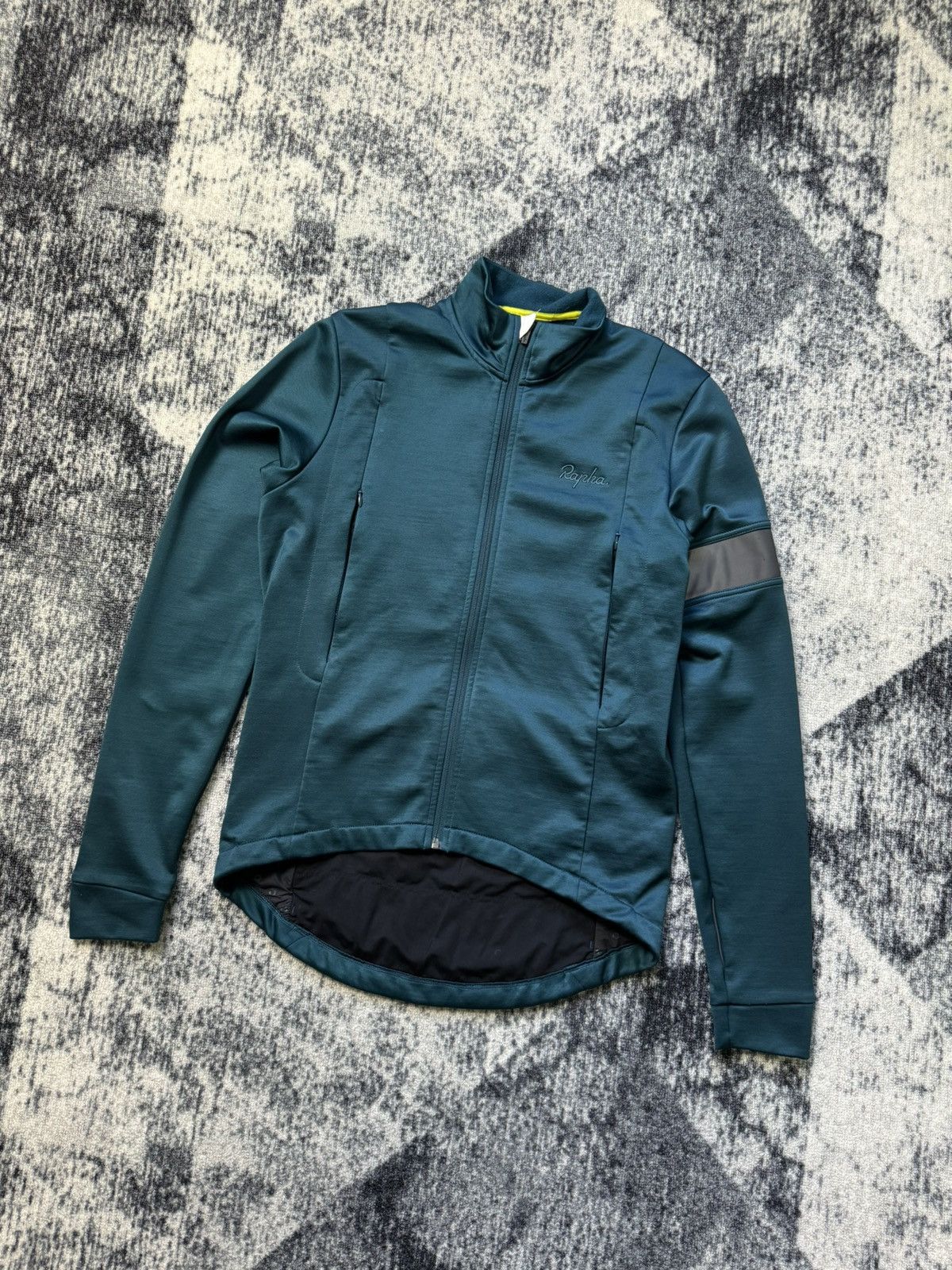 Rapha Rapha Mens Winter Jersey Teal Merino Wool Blend 3 Vents Size US L / EU 52-54 / 3 - 1 Thumbnail