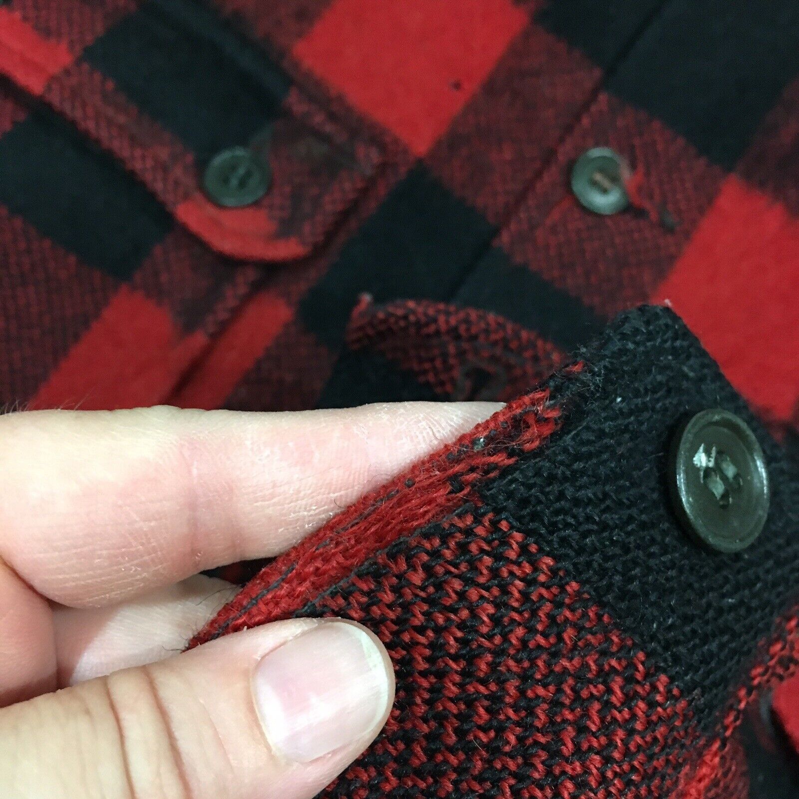 Other Vtg MACKINAW Cruiser Coat BUFFALO Plaid WOOL Hunting Jacket Size US XL / EU 56 / 4 - 6 Thumbnail