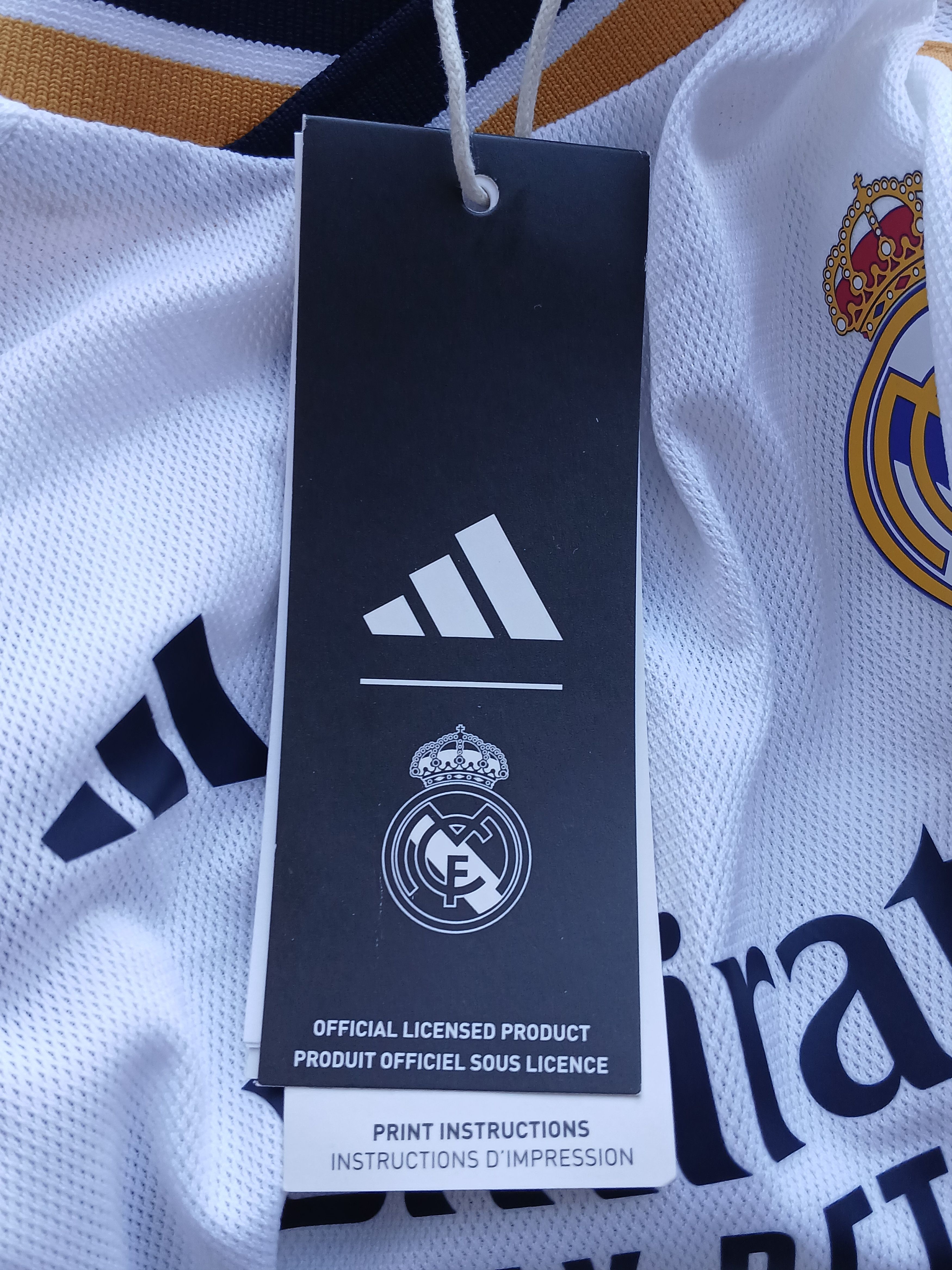 Adidas New KIDS Real Madrid 23/24 Home Football Jersey T-Shirt Size US XXS / EU 40 - 11 Thumbnail