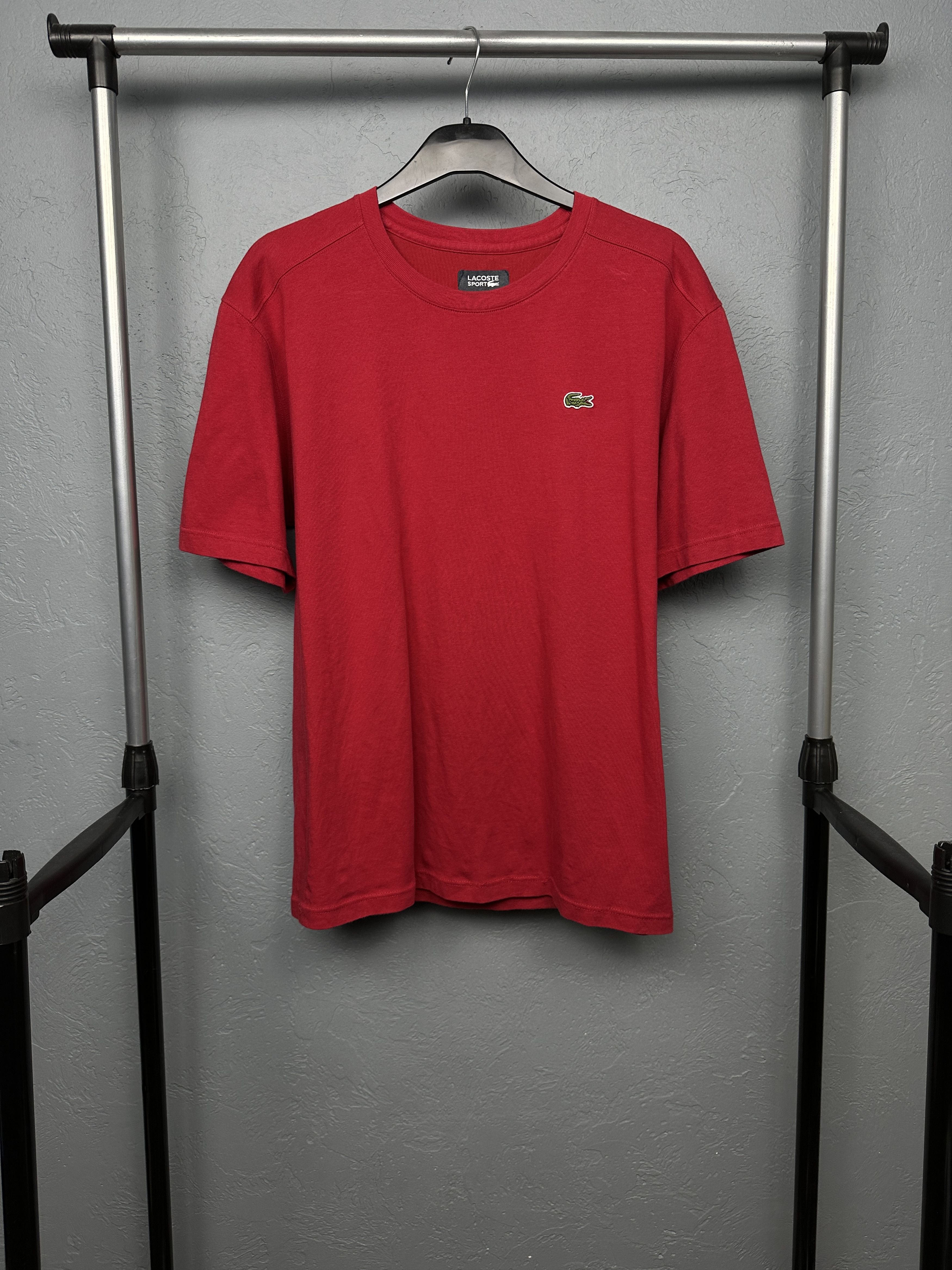 Lacoste × Vintage Lacoste Vintage Mens Crew Neck T-Shirt Size US L / EU 52-54 / 3 - 1 Thumbnail