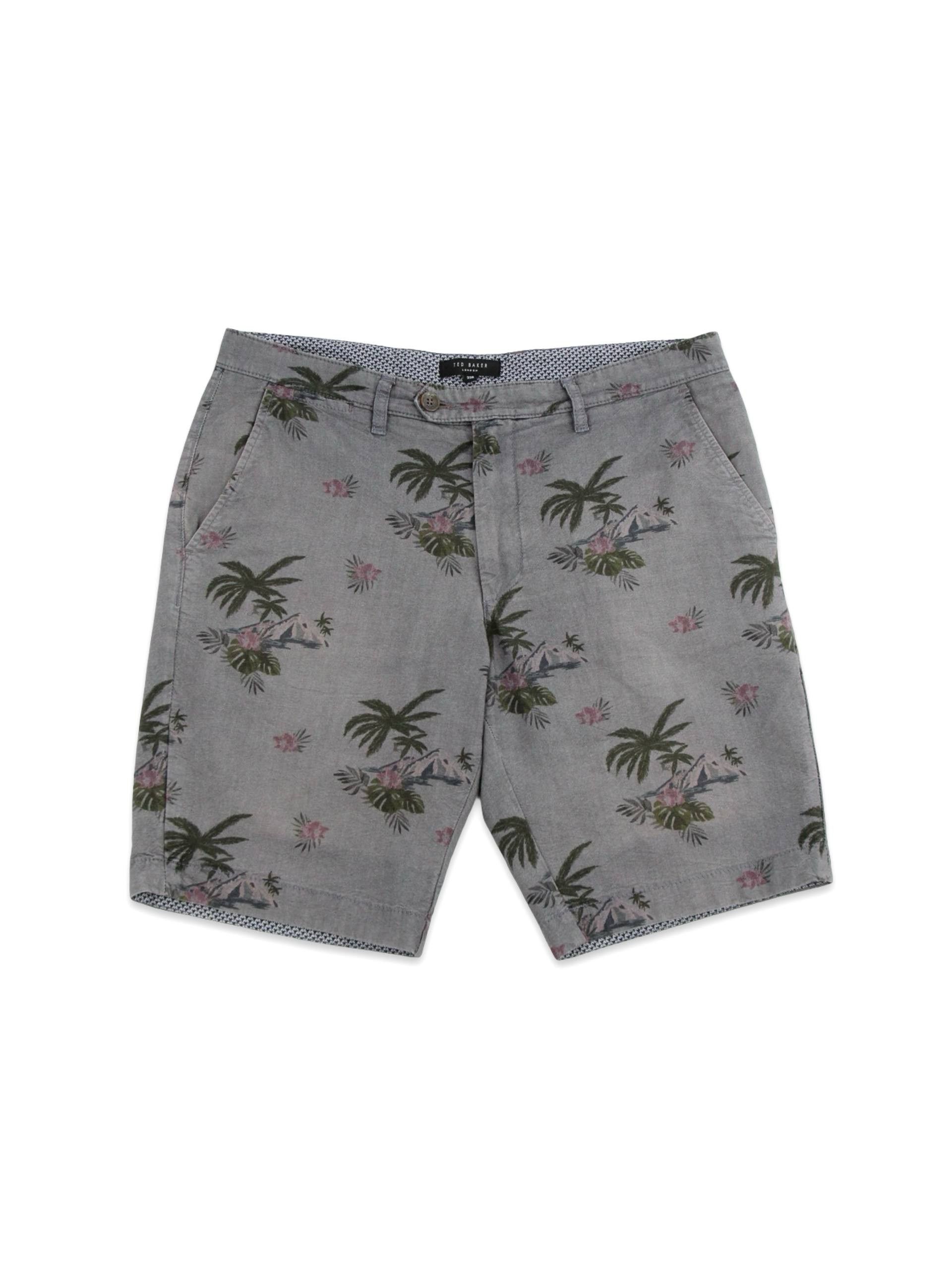 Ted Baker TED BAKER Printed Bermuda shorts Size US 33 - 1 Thumbnail