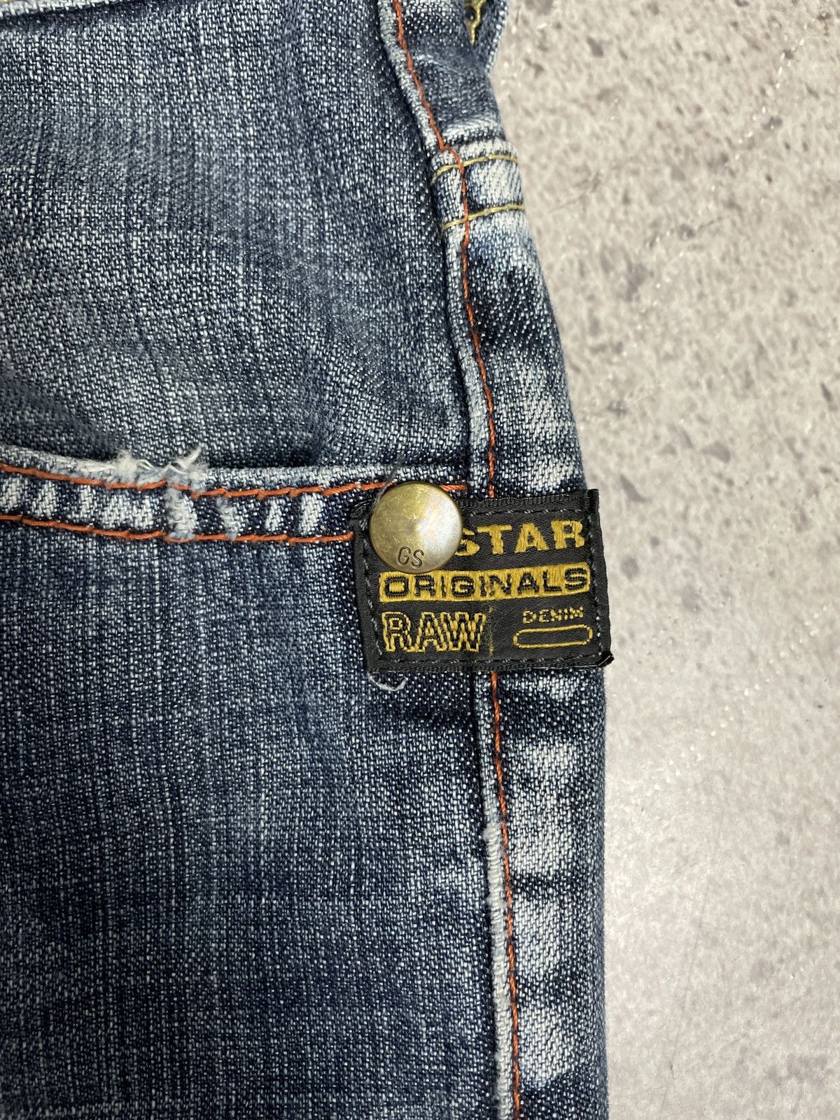 G-Star Vintage G Star Raw Pants Y2K Baggy Cargo Jeans Distressed Size US 30 / EU 46 - 15 Thumbnail
