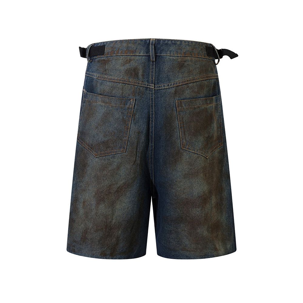 Japanese Brand × Vintage Streetwear Painted Graffiti Washed Cargo Short Size US 32 / EU 48 - 2 Thumbnail