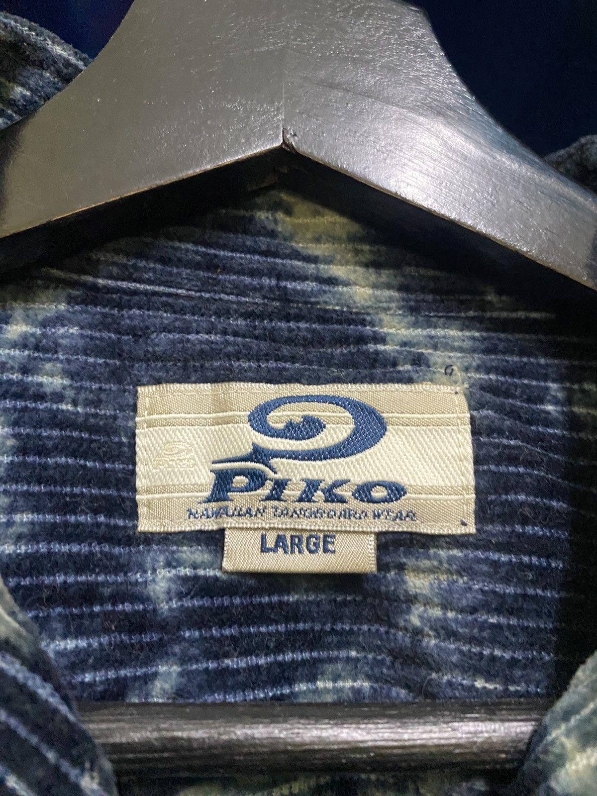 Other VINTAGE PIKO ACID WASH CORDUROY SHIRT Size US L / EU 52-54 / 3 - 6 Thumbnail