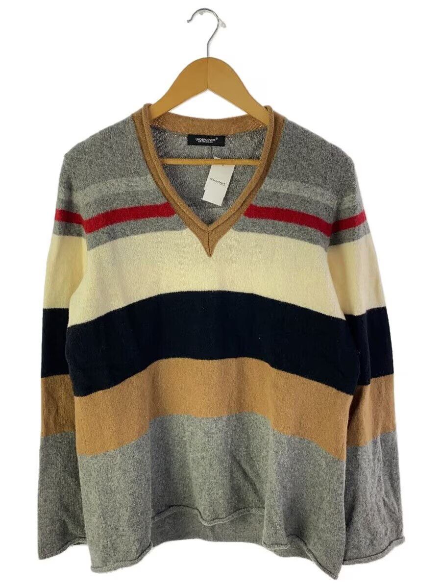 Undercover AW20 Striped Wool Knit Sweater Size US XL / EU 56 / 4 - 1 Thumbnail