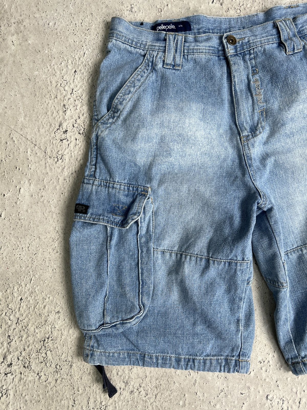 Pelle Pelle Pelle Pelle cargo denim distressed shorts pants Size US 30 / EU 46 - 2 Thumbnail