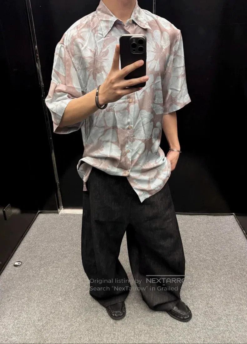 Dries Van Noten Dries Van Noten Silk Floral Shirt. Size US S / EU 44-46 / 1 - 7 Thumbnail