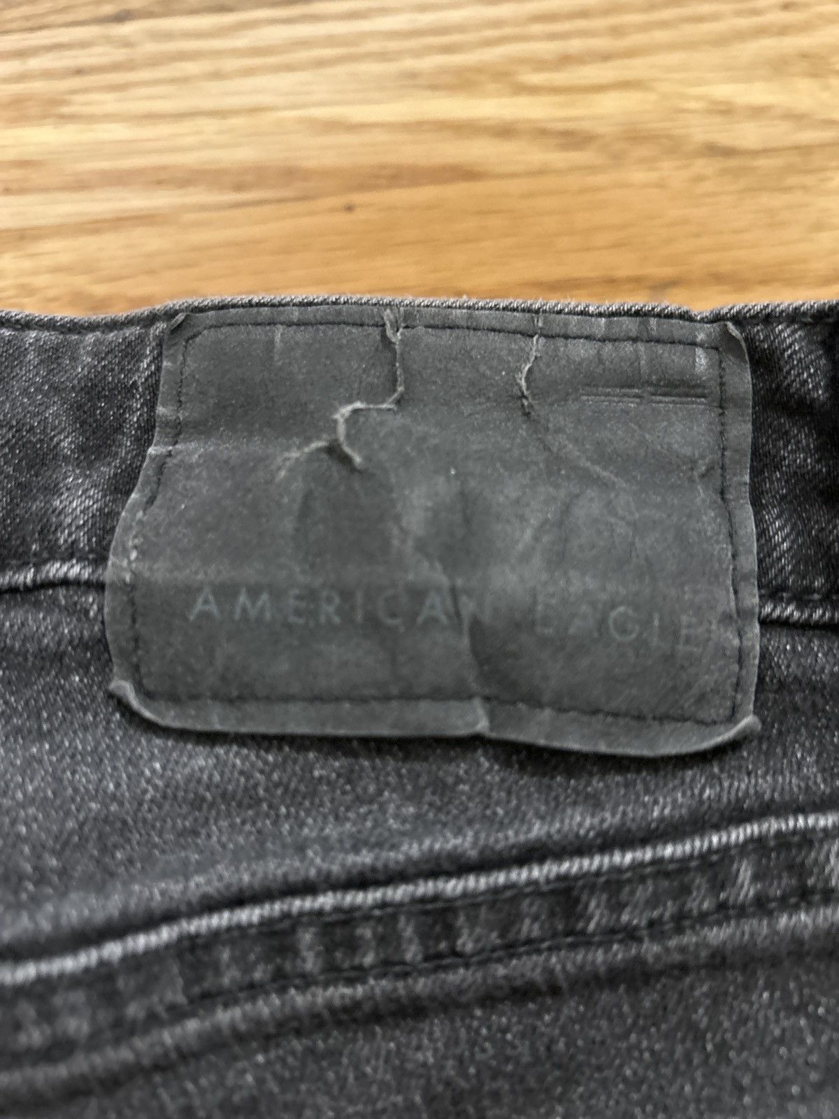 American Eagle Outfitters × Vintage American Eagle Airflex+ Black distressed jeans Size US 28 / EU 44 - 3 Thumbnail