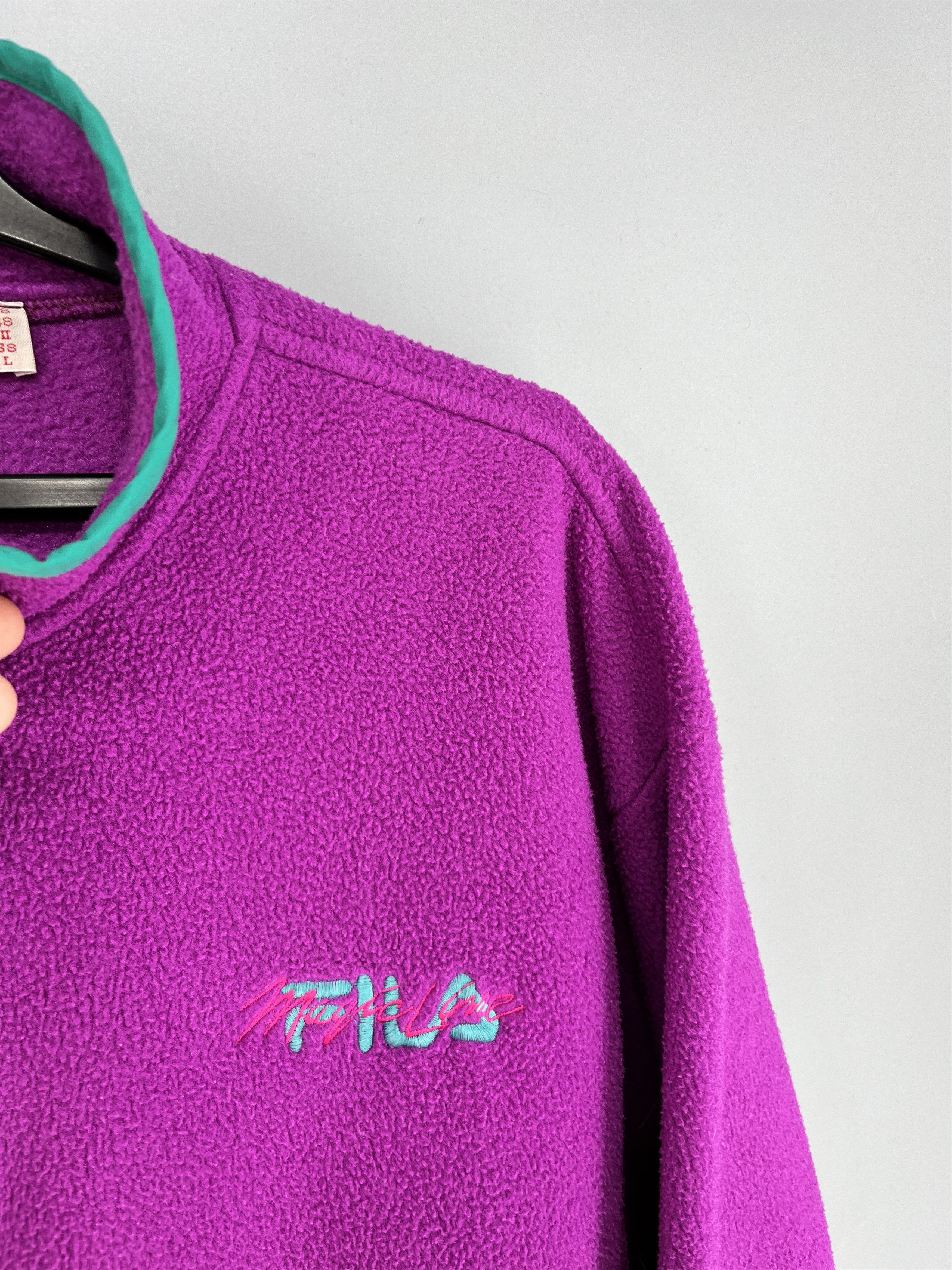 Fila Vintage Y2K Fila Fleece Sweatshirt Streetwear Skate Size US L / EU 52-54 / 3 - 8 Thumbnail