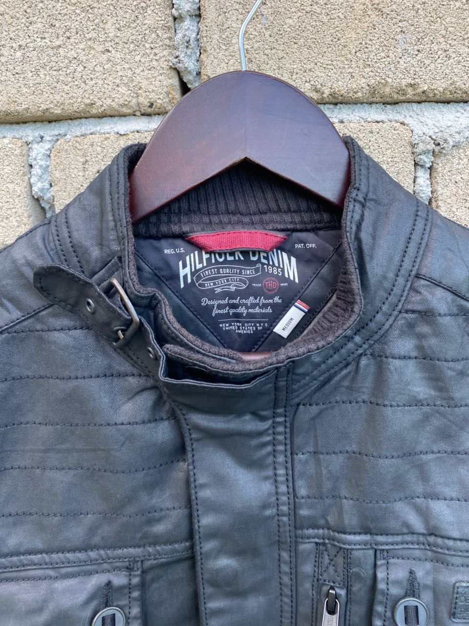 Tommy Hilfiger Tommy Hilfiger Denim Biker Style Jacket Size US M / EU 48-50 / 2 - 6 Thumbnail