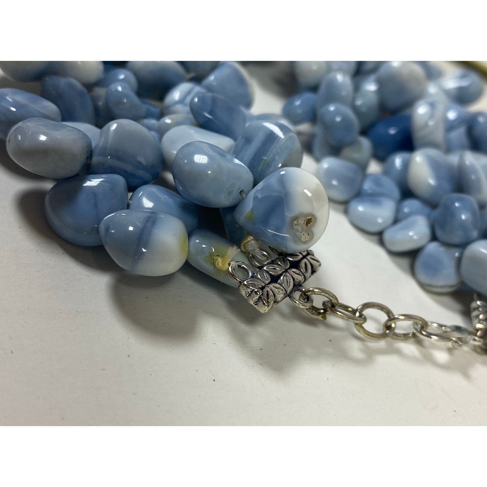 Other Aquamarine Gemstone Necklace – Natural Blue Crystal Beads Size ONE SIZE - 3 Thumbnail