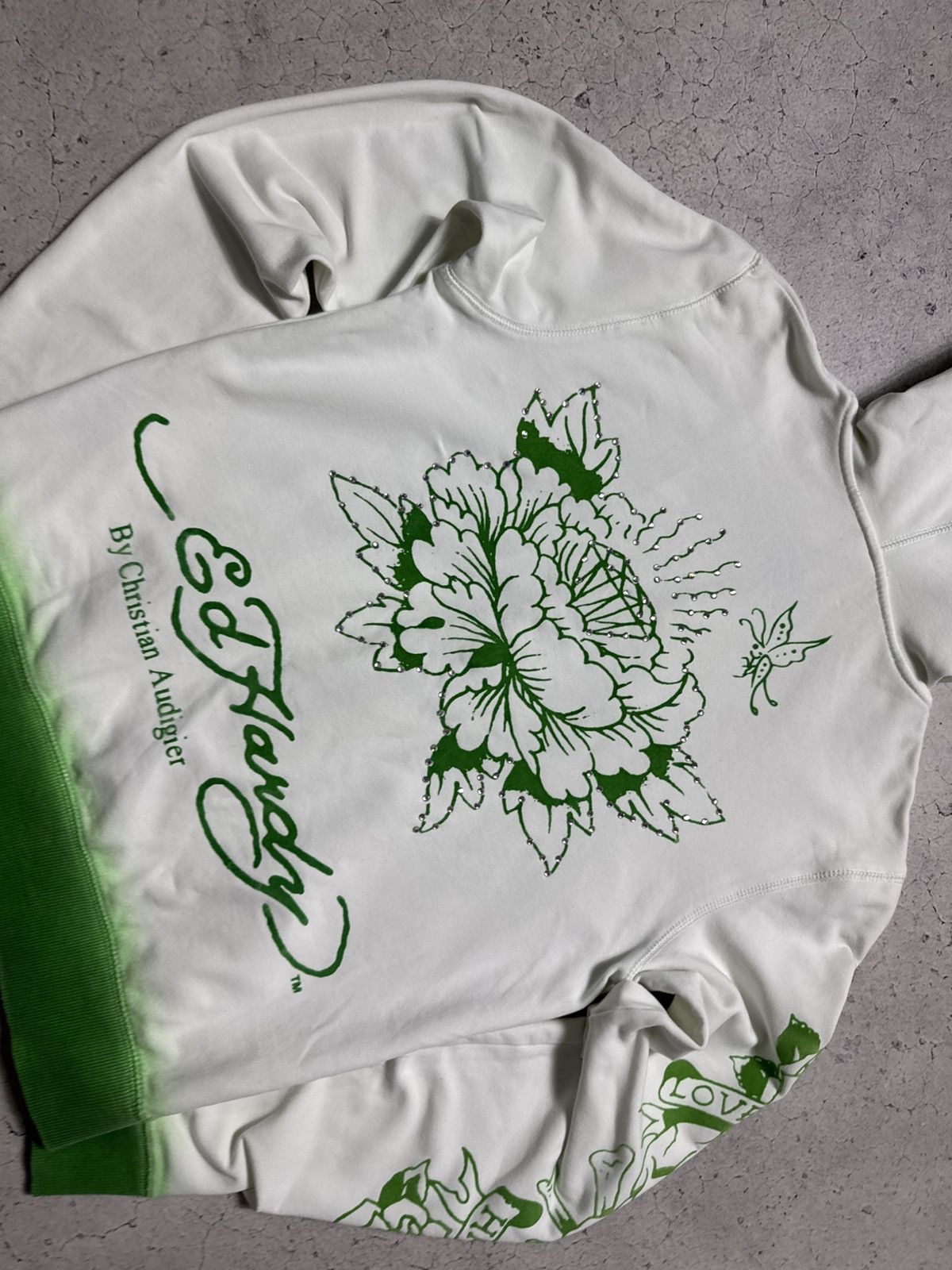 Ed Hardy Ed Hardy by Christian Audigier Full Zip Hoodie Women’s Size M / US 6-8 / IT 42-44 - 13 Thumbnail