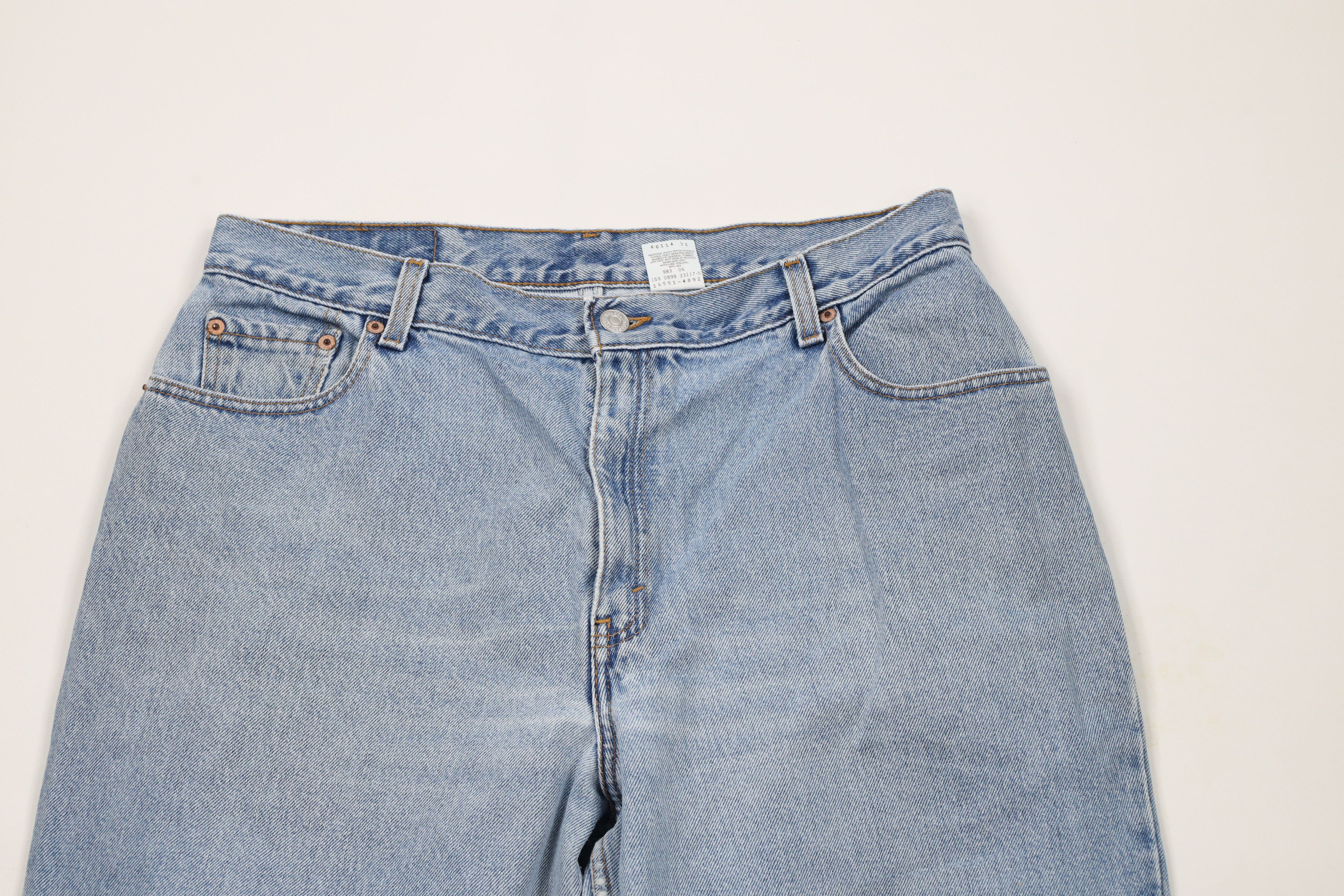 Levi's × Vintage Vintage 90s Levis 550 Relaxed Fit Tapered Leg Denim Jeans Size 38" / US 16 / IT 52 - 2 Thumbnail