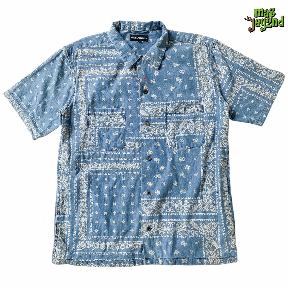 Japanese Brand REZAREXION PAISLEY ALOHA SHIRTS Size US M / EU 48-50 / 2 - 2 Thumbnail