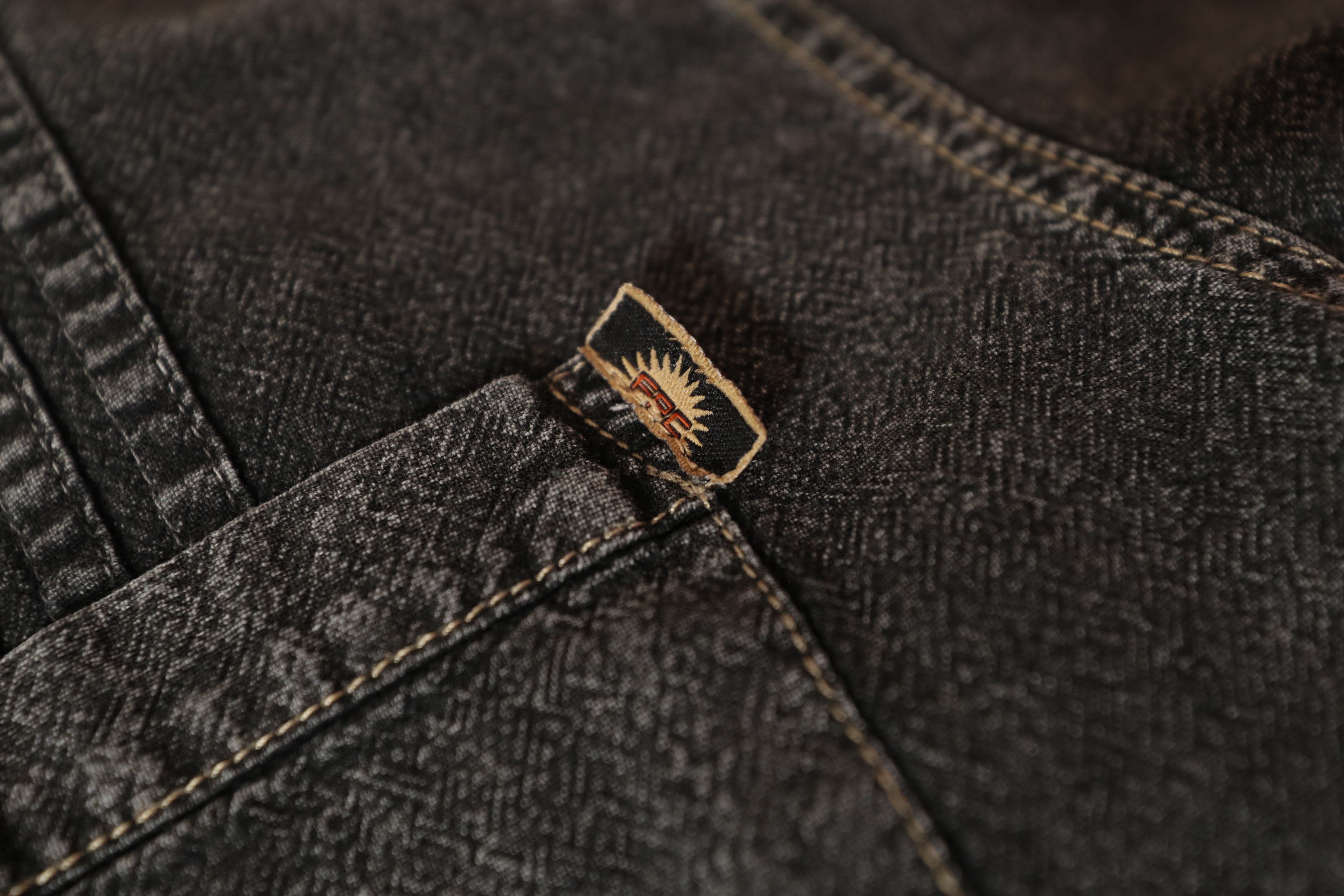 Vintage Farthest Point Casuals Grey Denim Button Up Shirt (L) Size US L / EU 52-54 / 3 - 7 Thumbnail