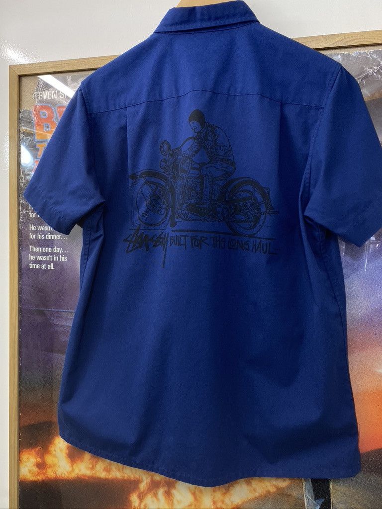 Stussy Stussy Workgear Long Haul Motorbike Button Up Work Shirt Size US S / EU 44-46 / 1 - 5 Thumbnail