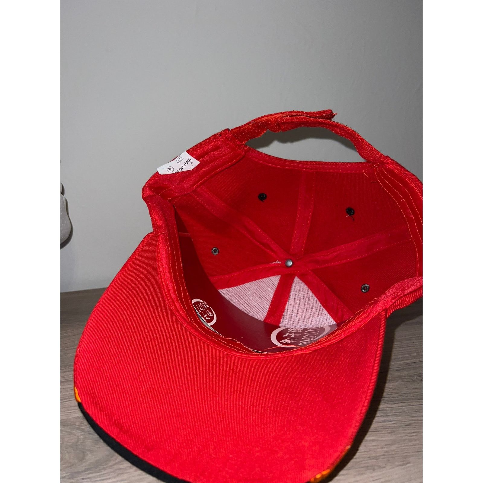 Vintage Y2K Choppers Motorcycle Flames Red Black Hat Headwear 2000s Size ONE SIZE - 7 Thumbnail