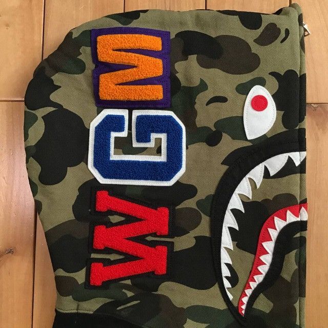 Bape × Nigo BAPE camo shark full zip hoodie a bathing ape NIGO Size US M / EU 48-50 / 2 - 4 Thumbnail