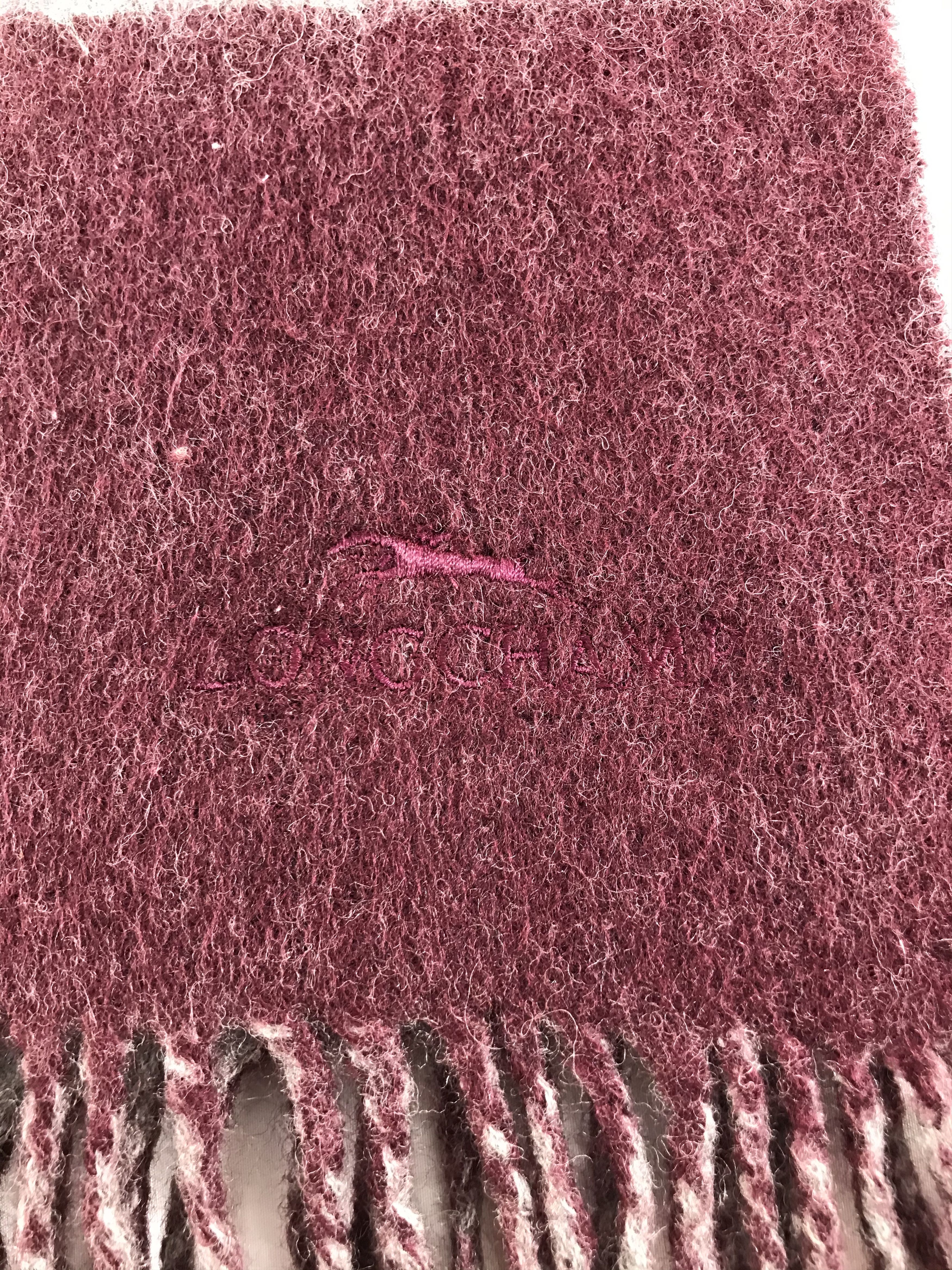 Longchamp Longchamp Wool Scarf Muffler V98 Size ONE SIZE - 4 Thumbnail