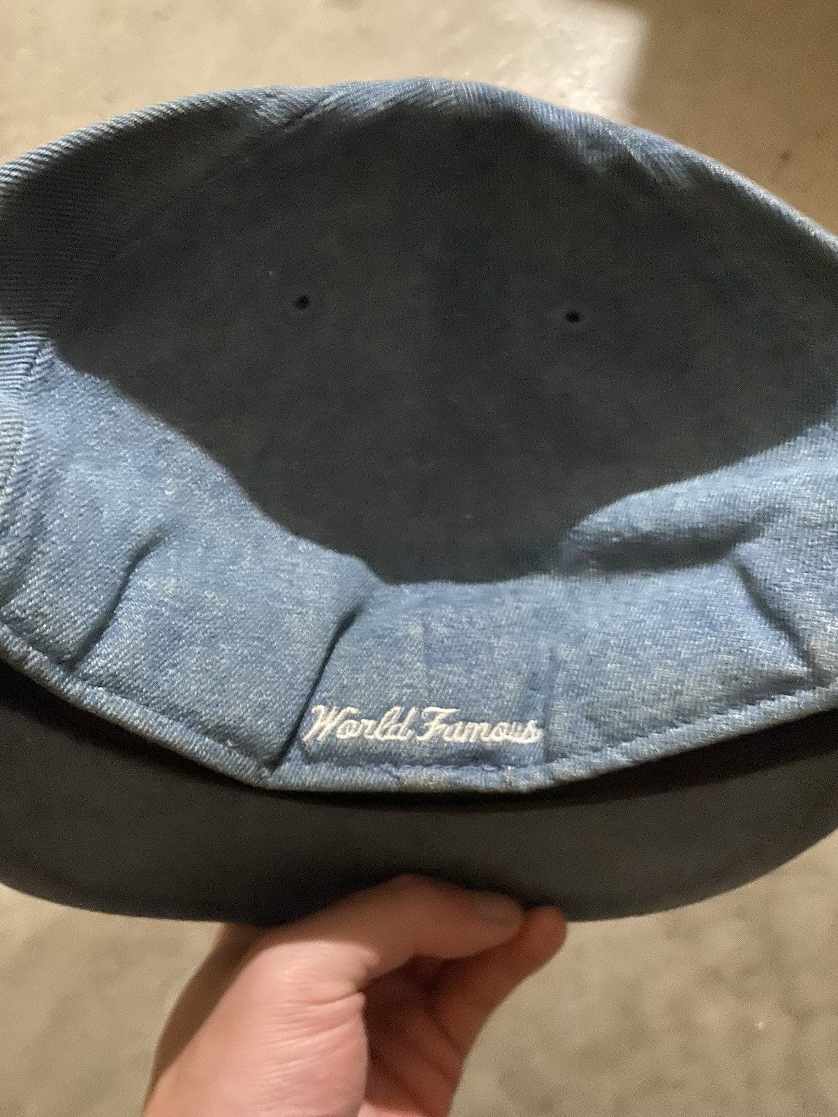 New Era × Supreme Supreme Hat New Era Denim Box Logo Hat SS12 Size ONE SIZE - 3 Thumbnail