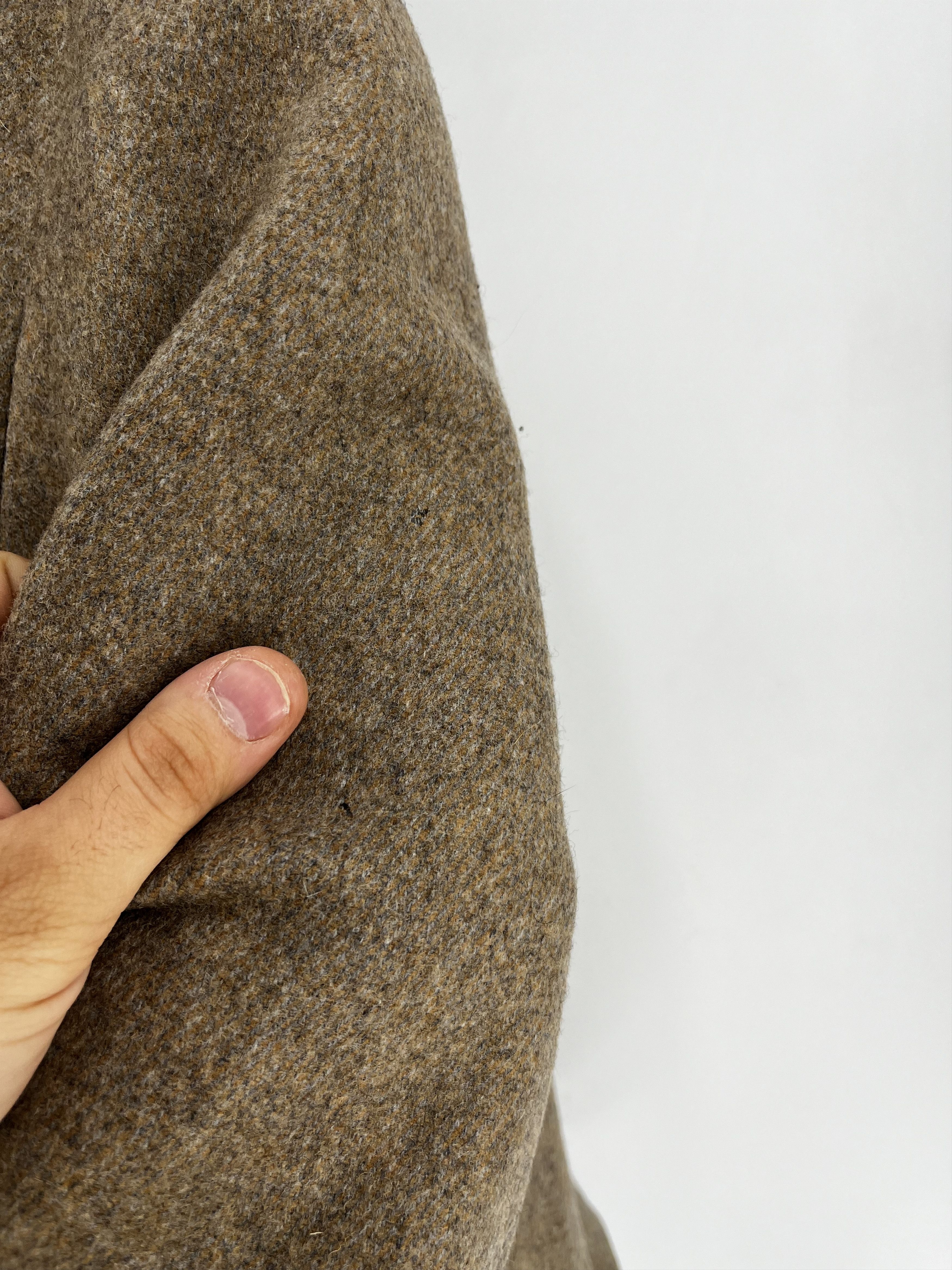MARNI Beige Brown Cropped Wool Coat Jacket Italian IT 46