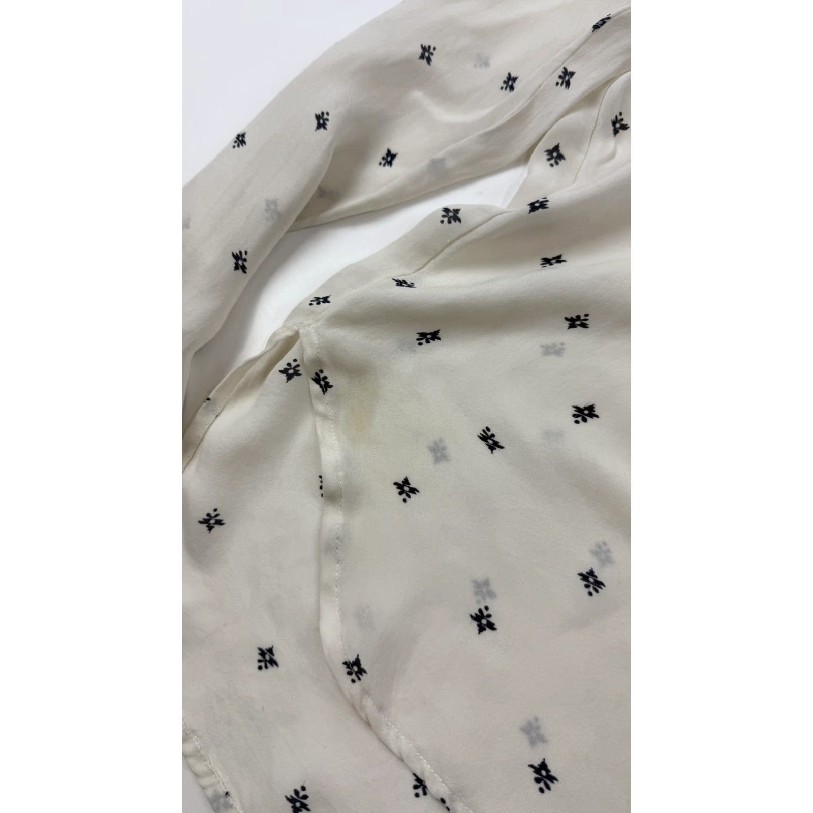 Pendleton Pendleton Blouse Womens Medium White Geometric Print Button Front Tunic Top Size M / US 6-8 / IT 42-44 - 4 Thumbnail