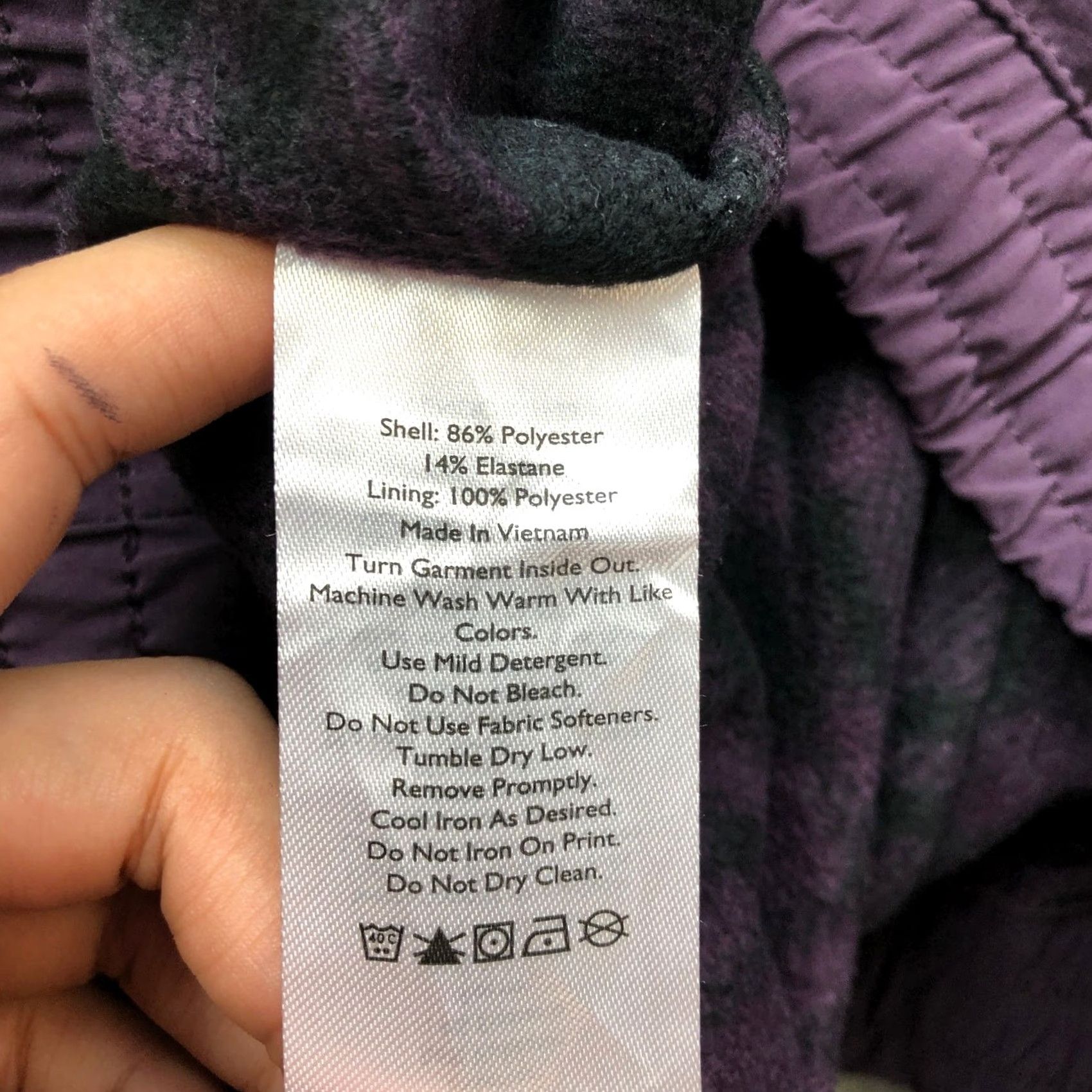 Eddie Bauer Eddie Bauer Sweatpants Womens 16 Purple Fleece Lined Pockets Drawstring Straight Modern Casual Pants Size 38" / US 16 / IT 52 - 7 Thumbnail
