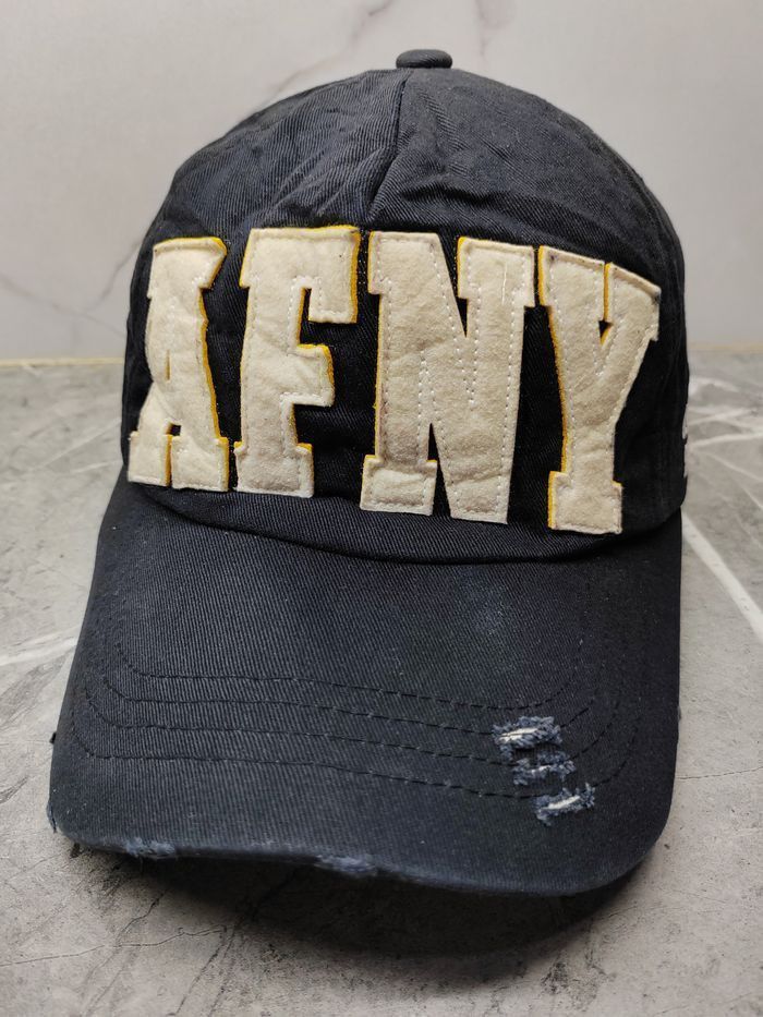 Japanese Brand Vintage AFNY Distressed Style Cap Hat Size ONE SIZE - 1 Thumbnail