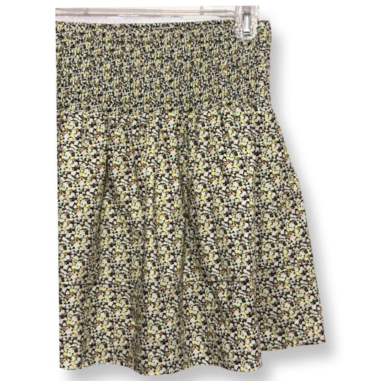 Other Vero Moda Mini Skirt Tiered Floral Smocked Cotton S NWOT Size 26" / US 2 / IT 38 - 6 Thumbnail