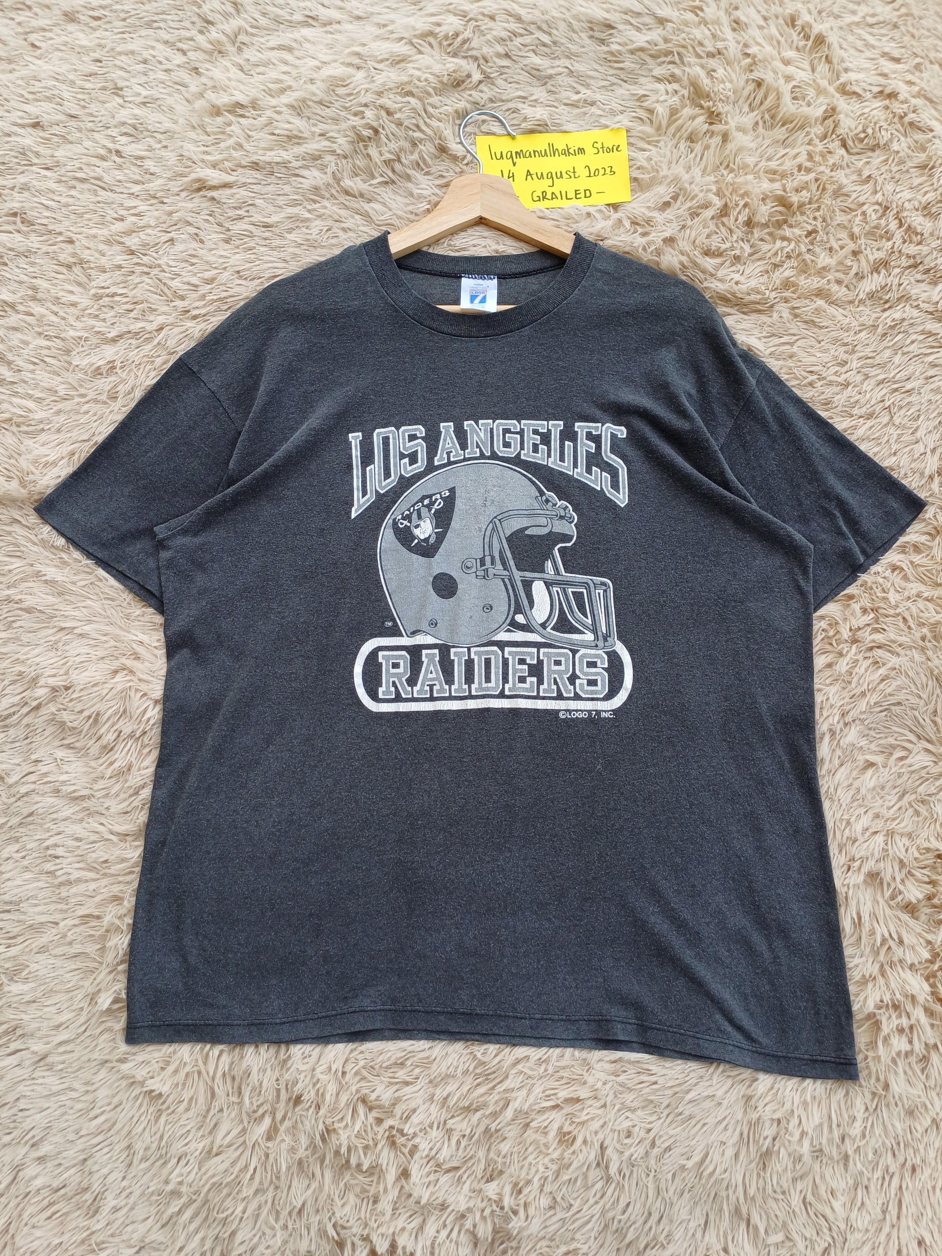 NFL Rare Vintage Oakland Raiders Los Angeles Tee Professional Size US L / EU 52-54 / 3 - 1 Thumbnail