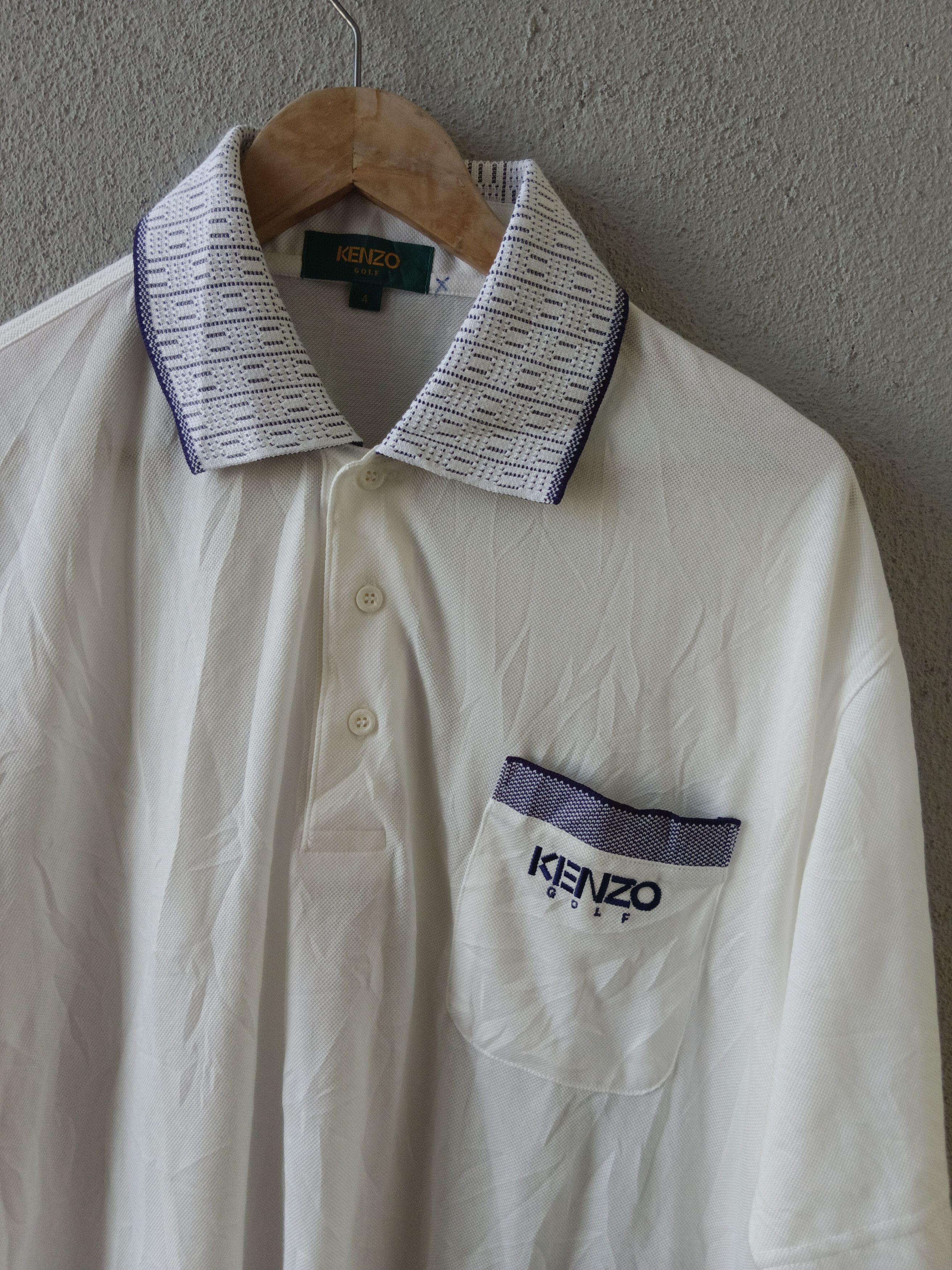 Kenzo × Vintage Vintage KENZO Golf Polos Shirt Size 4 Made in Japan Size US L / EU 52-54 / 3 - 8 Thumbnail