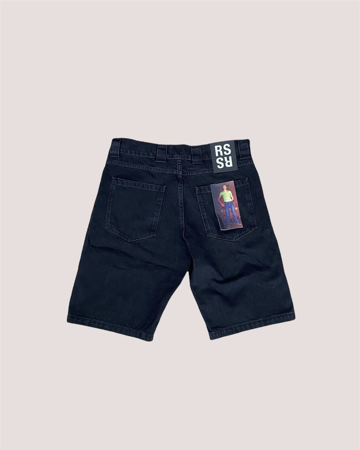Raf Simons Raf Simons SS21 "Youth Against" Denim Shorts Rare Size US 33 - 3 Thumbnail
